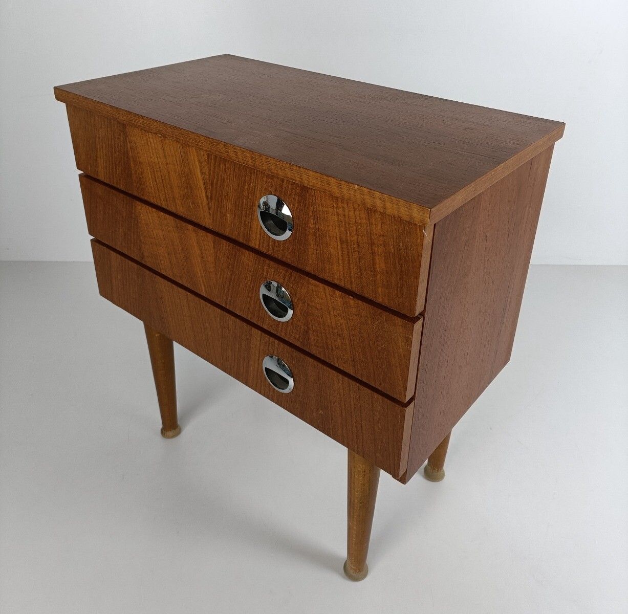photo furniture Wooden Wood Nightstand End Table Chest Of Drawers Sock Drawer Modernist Retro Ch