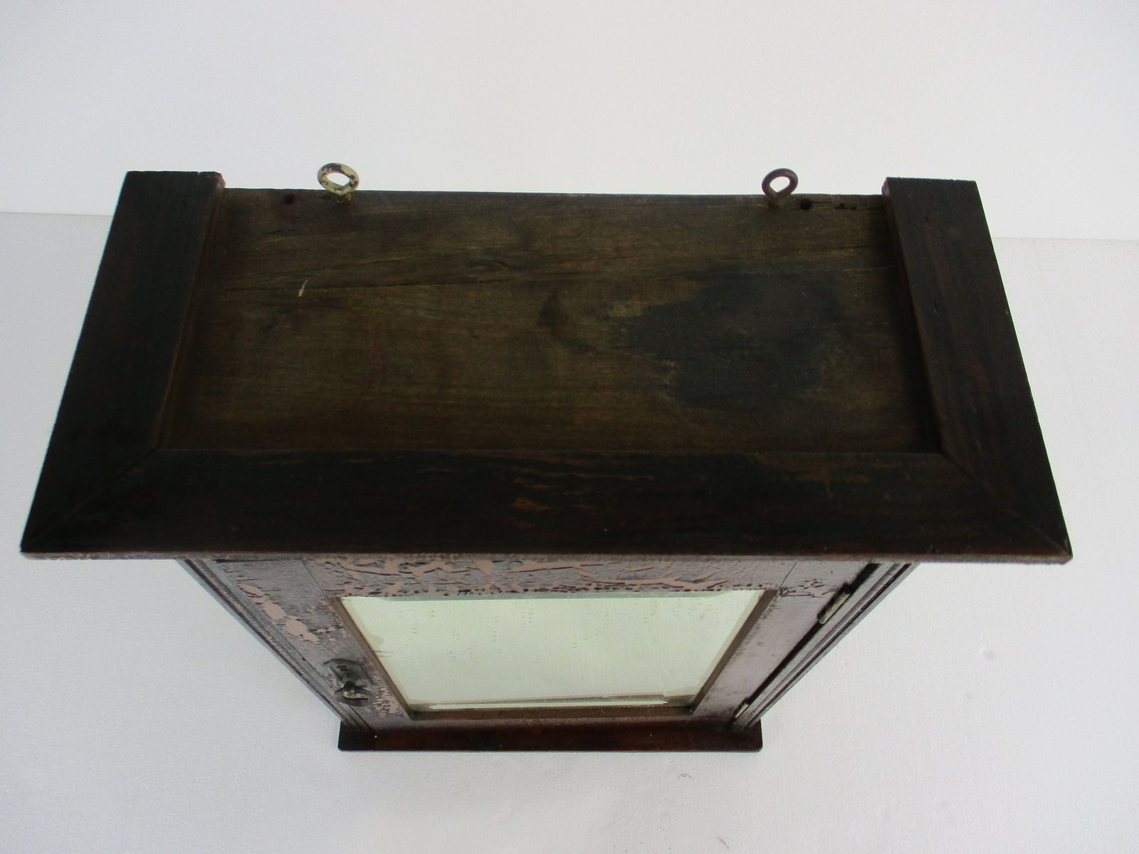 Mid Century Kitchen Apothecary Medicine Pharmacy Bathroom Wall Hanging Cabinet B photo vinterior