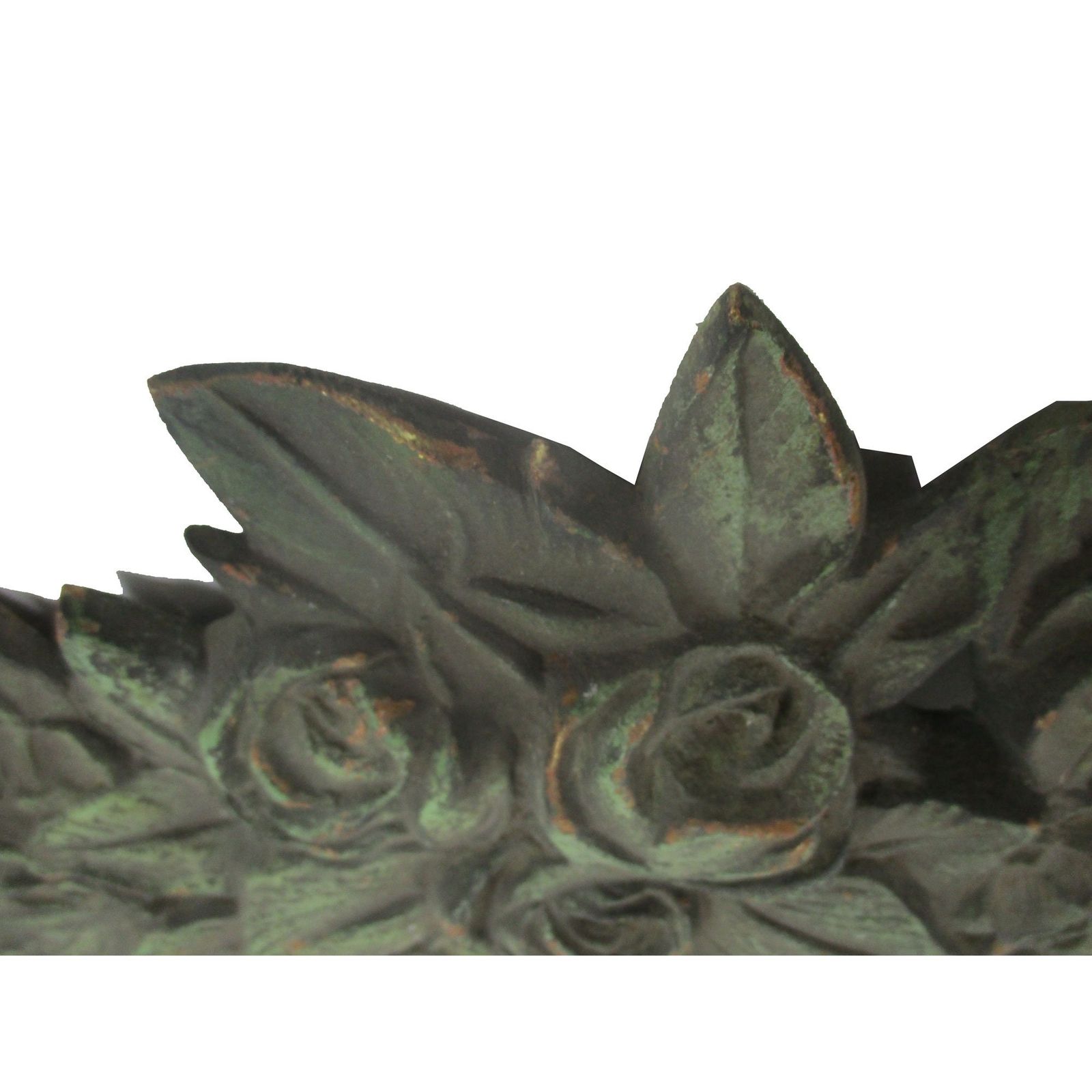 X Large Antique Cast Brass Furniture Trim Ornate Reclaimed Hardware Flowers Arch photo Home Decor