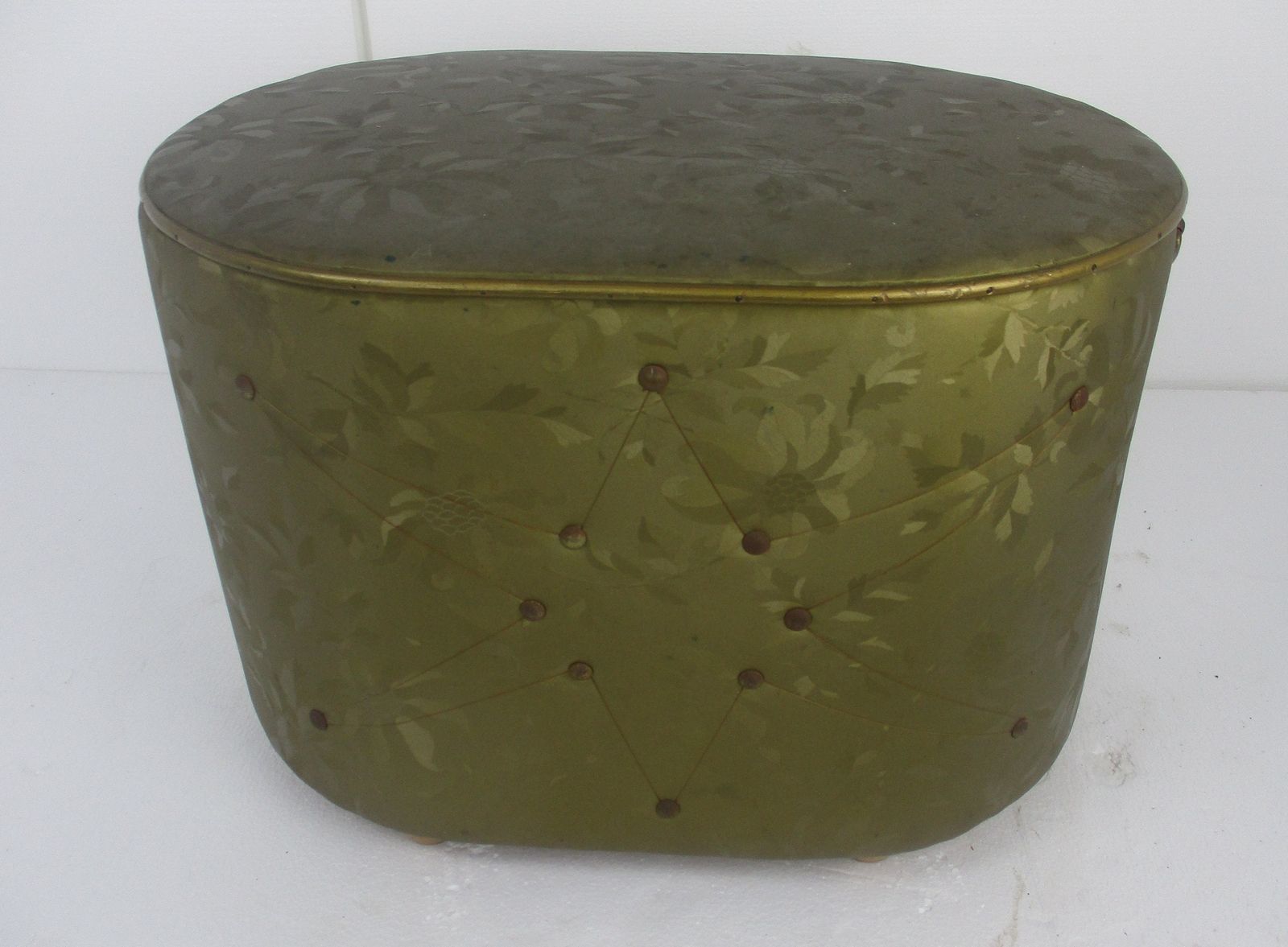 Vintage Retro Sewing Box Basket Worker Teak Legs Quilting Knitting Storage photo furniture