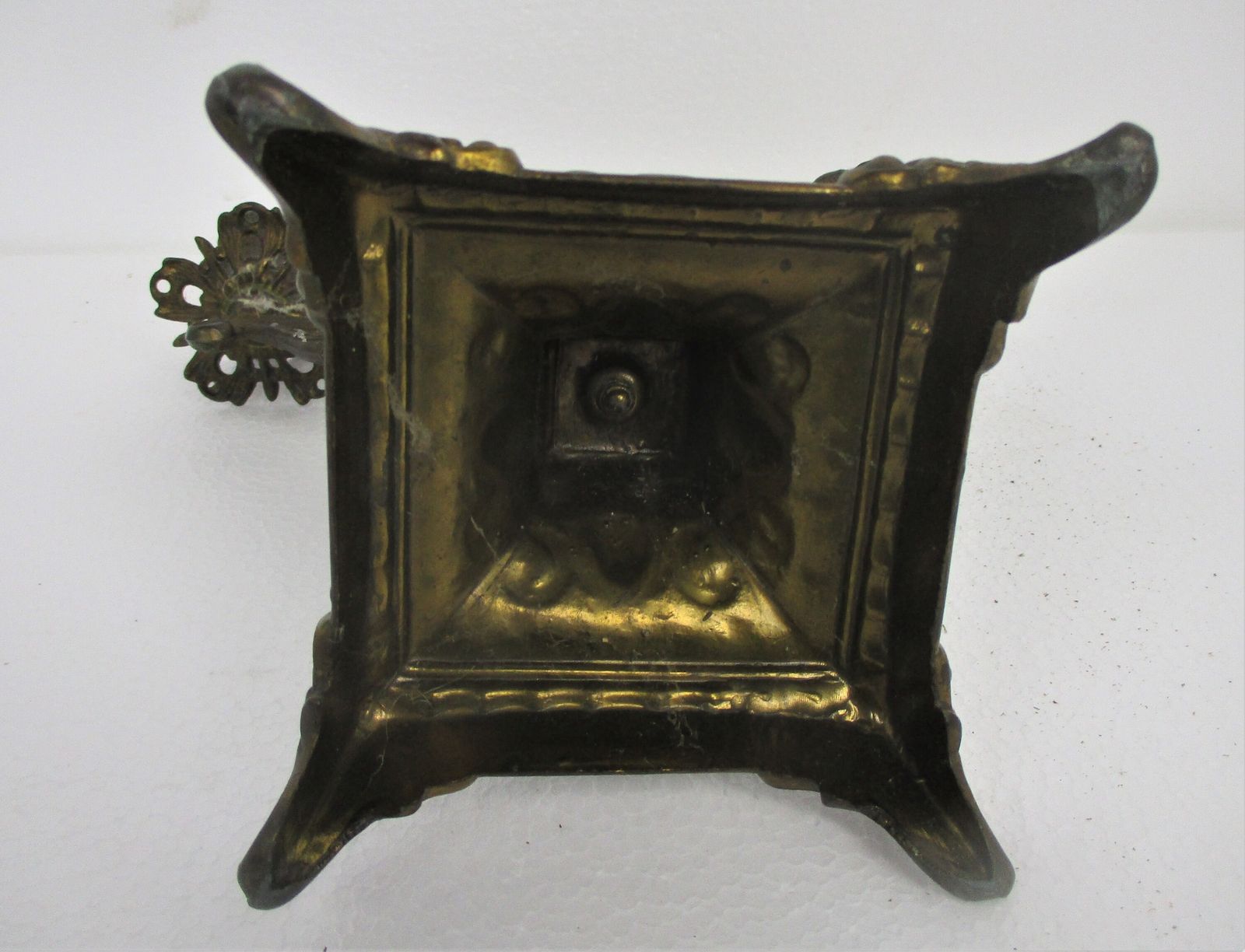 Very Stylish Ornate  3 Arm Candle Holder Candelabra Spelter Bauhaus photo vinterior