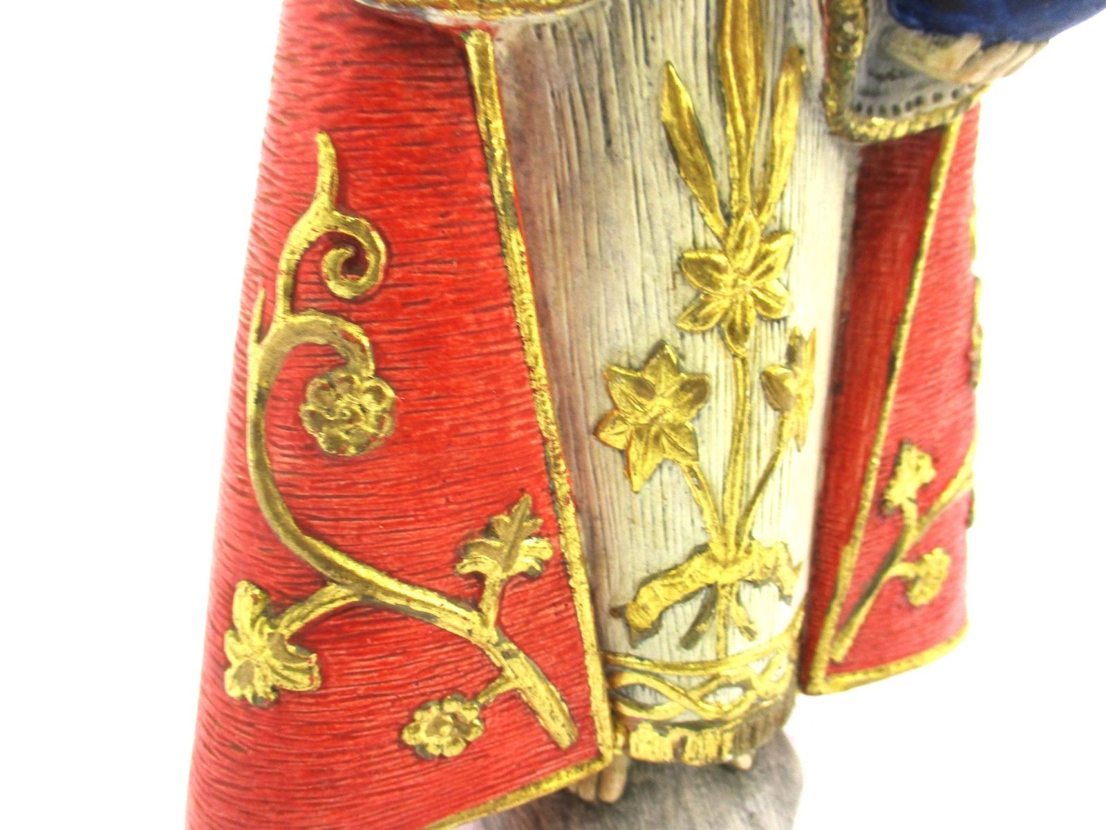 Statue Infant Of Prague Infant Jesus Santo Nino Polystone Stoneware  Lovely Rare photo for sale