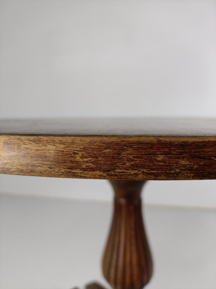 photo furniture Vintage Wood Wooden Side Table Occasional Wine Table Plant Stand Bonsai Table Ba