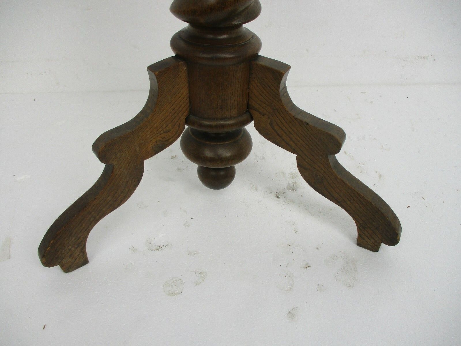 Hand Carved Wood Barley Twist Side Display Coffee Table Pedestal Plant Bonsai photo vinterior