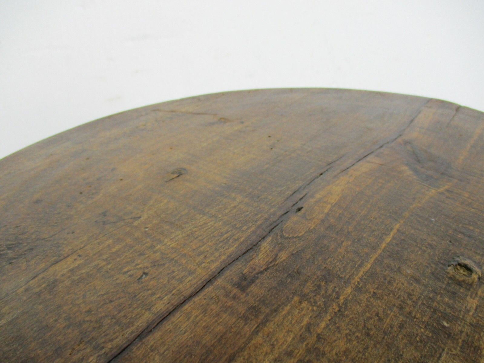 photo furniture Hand Carved Wood Barley Twist Side Display Coffee Table Pedestal Plant Bonsai