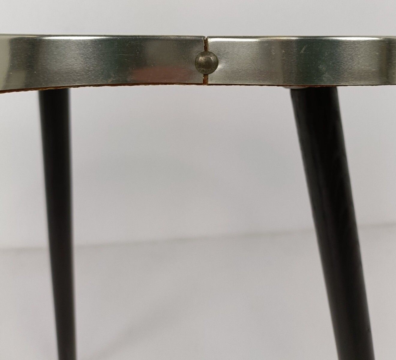 Retro Vintage Tripod Coffee Side Wine Table Mid Century Space Age Rockabilly Bro photo buy