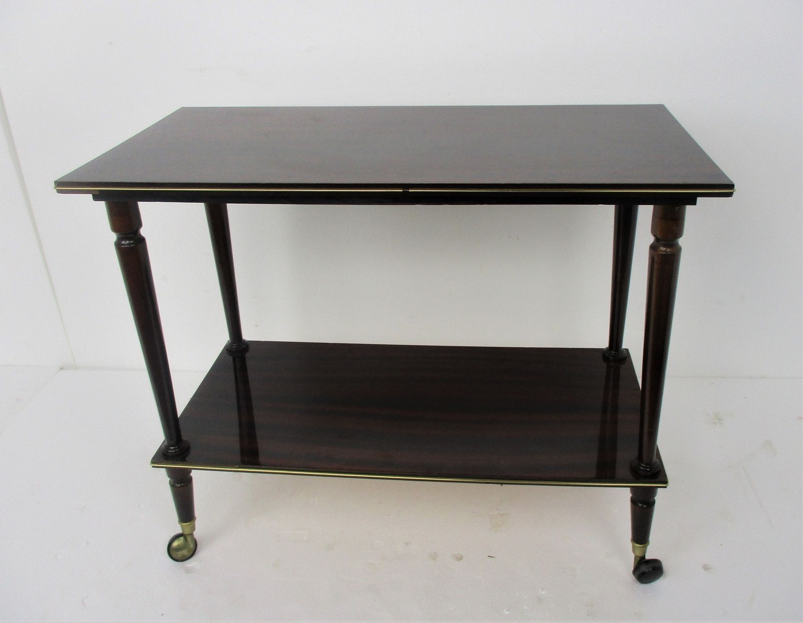 Bar Cocktail Tea Entertainment Cart Trolley Kitchen Island Veneer Retro Bar Ware photo furniture