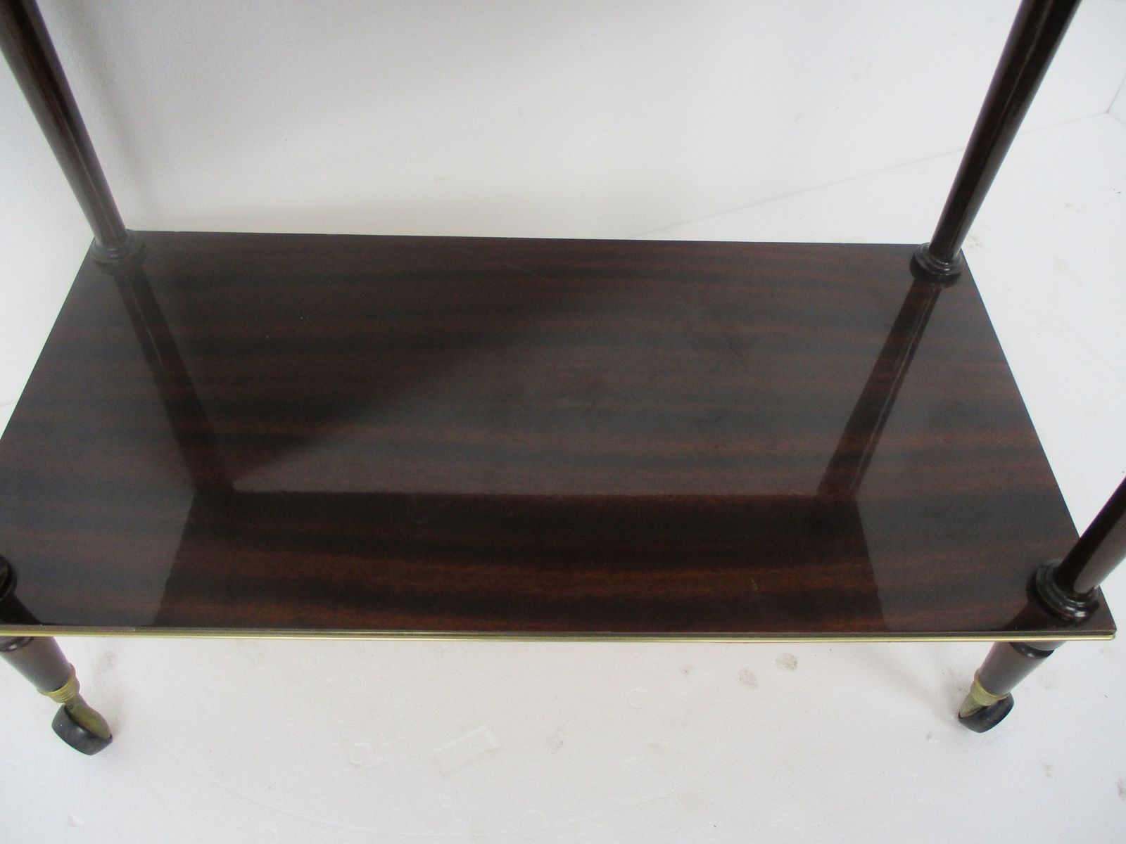 Bar Cocktail Tea Entertainment Cart Trolley Kitchen Island Veneer Retro Bar Ware photo buy