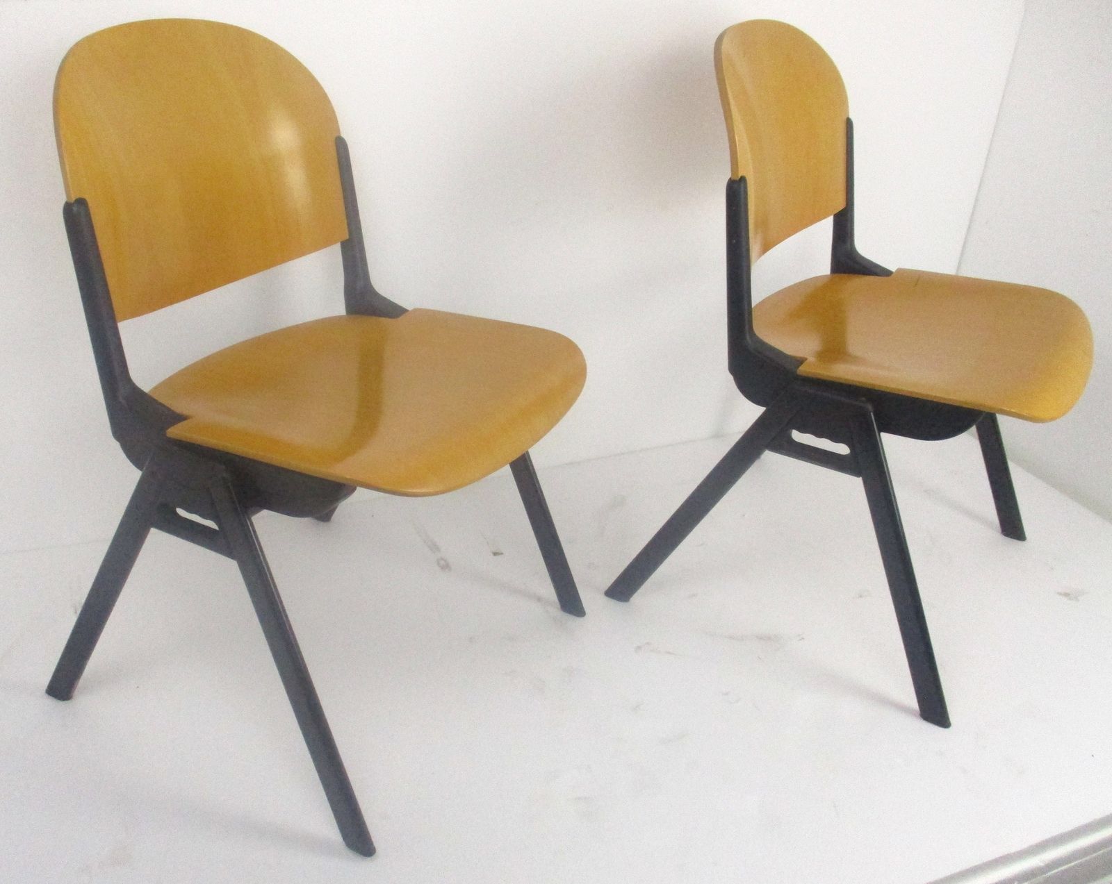 Pair Castelli Chairs Italian Desk Officice Chair Design Giancarlo Piretti For An photo buy