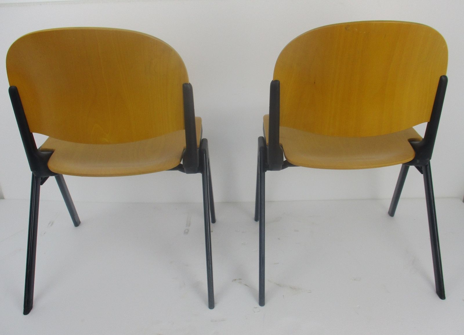 photo for sale Pair Castelli Chairs Italian Desk Officice Chair Design Giancarlo Piretti For An