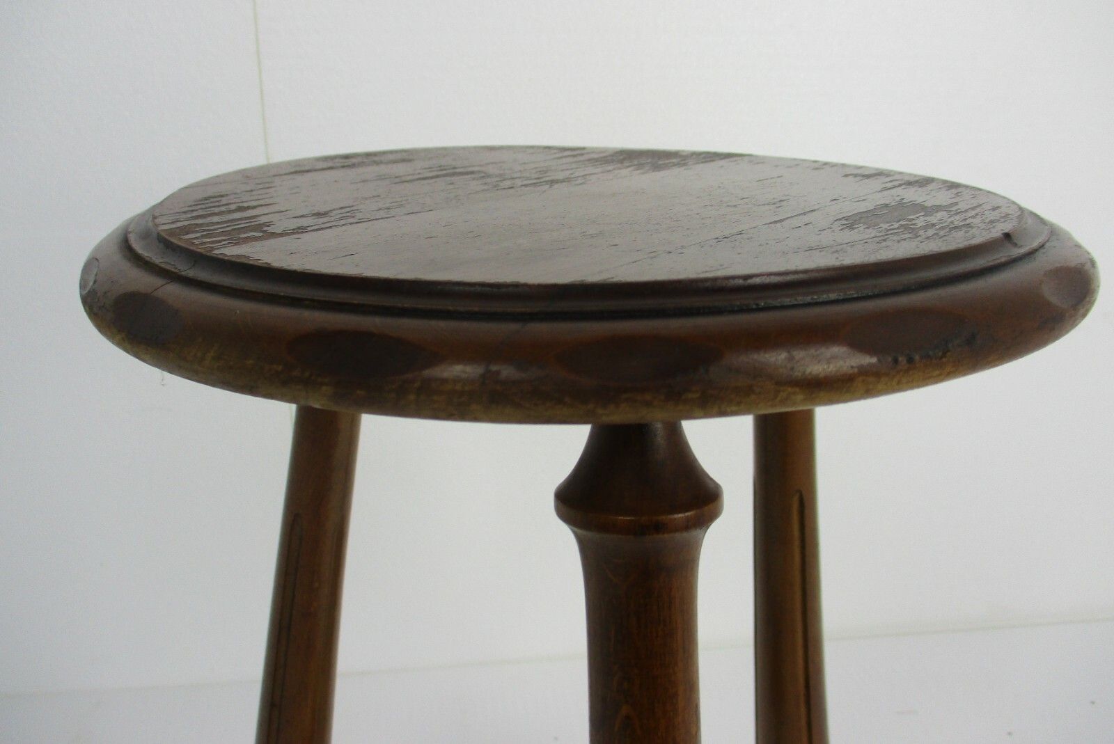 Wooden Side Wine Table Pedestal Plant Bonsai Stand Two Tier Barn Country Style photo Furniture