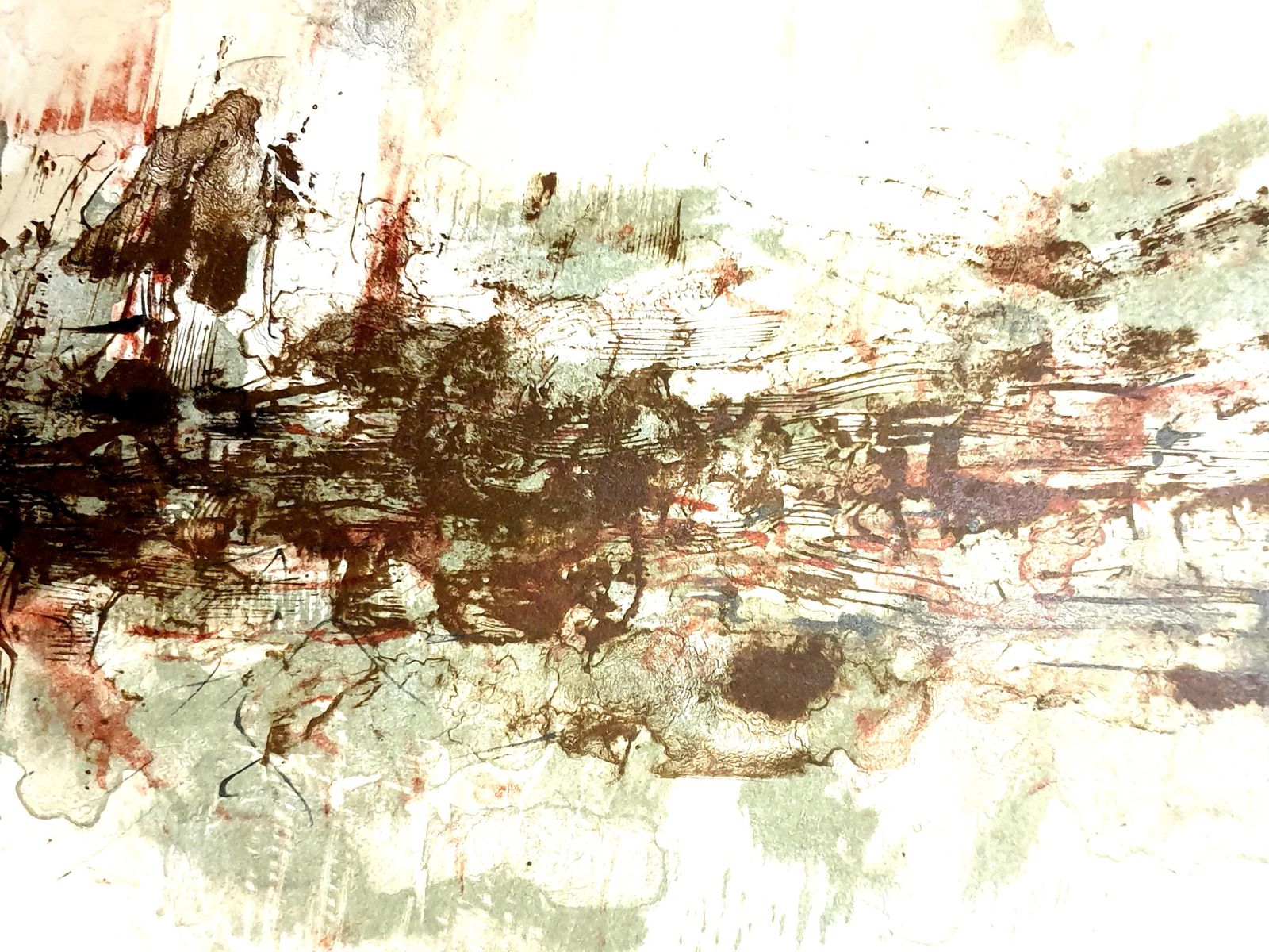 Zao Wou Kizao Wou Ki   Original Lithograph   Abstract Composition1962 photo buy