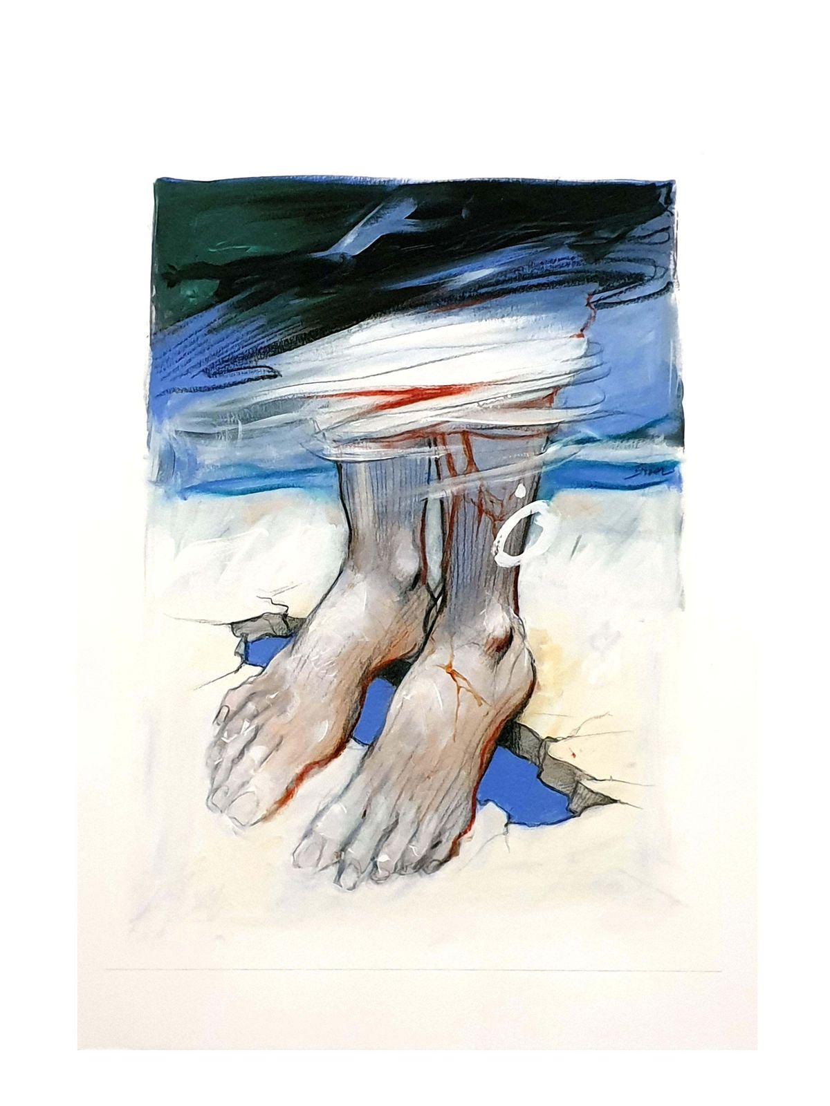 Enki Bilalenki Bilal   Feet   Original Lithograph2012 photo for sale