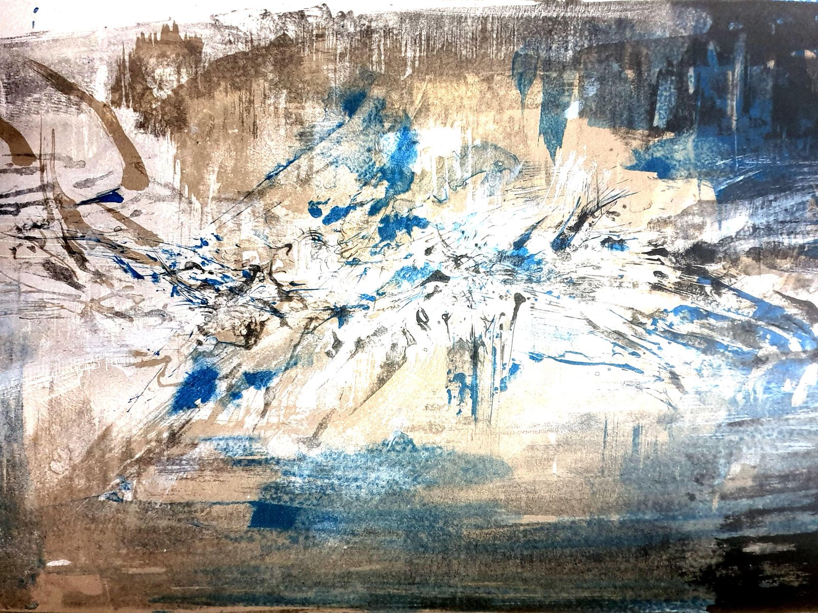 Zao Wou Kizao Wou Ki   Original Lithograph   Abstract Composition1962 photo for sale