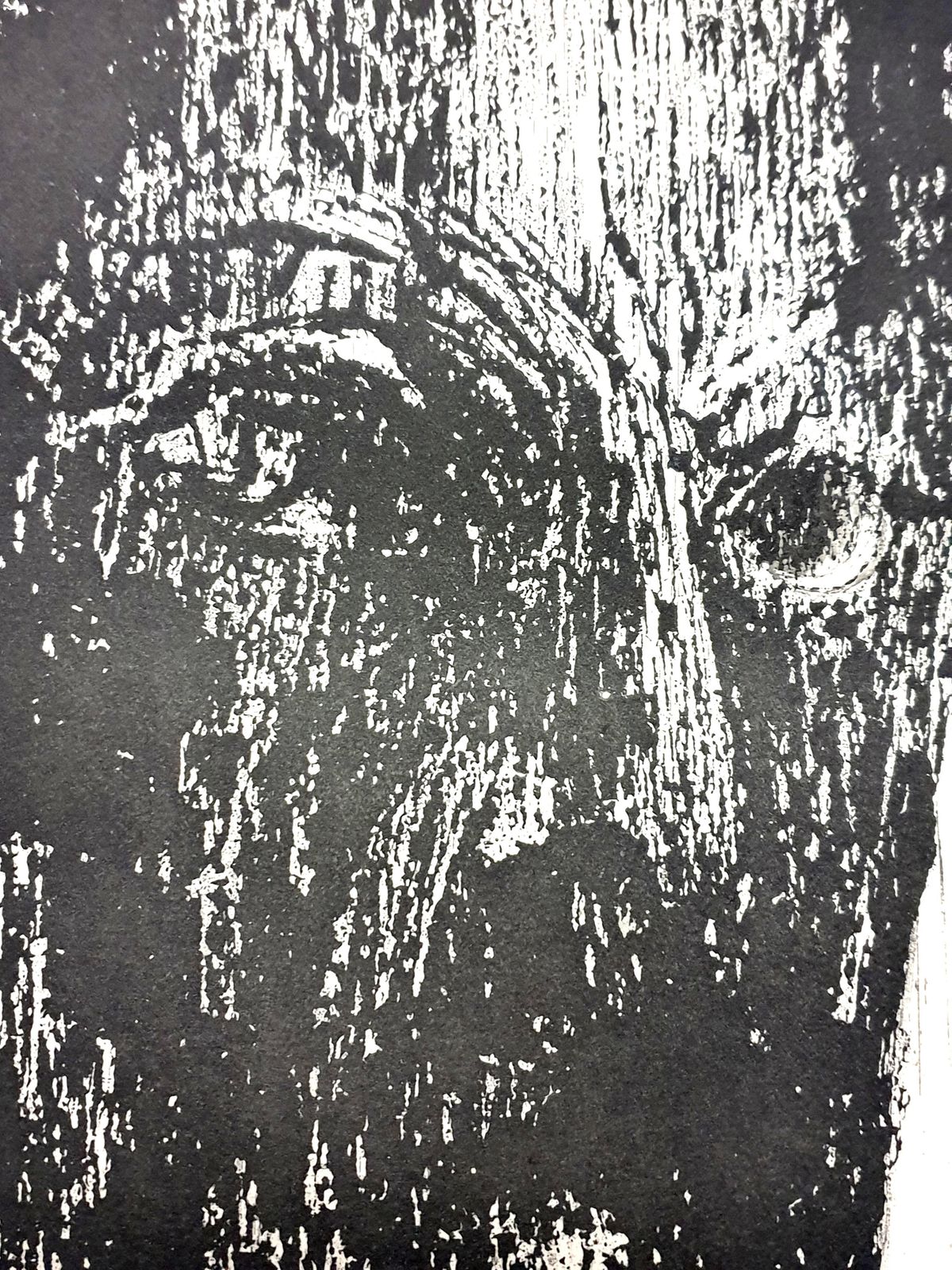 Maria Elena Vieira Da Silvamaria Elena Vieira Da Silva   The Man   Original Handsigned Etching1974 photo Art