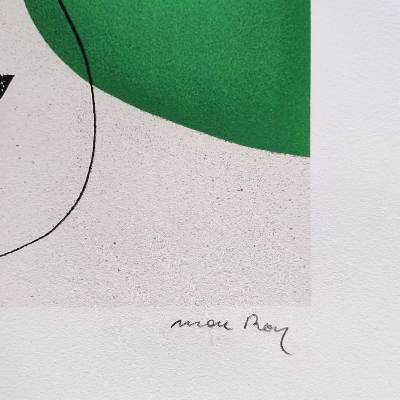 1970s  Astonishing Man Ray "Aerograph" Limited Edition Lithograph photo vintage