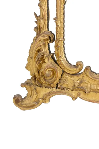 Louis XV Style Beaded Mirror. Napoleon III Period, Circa 1880. photo 5800.0