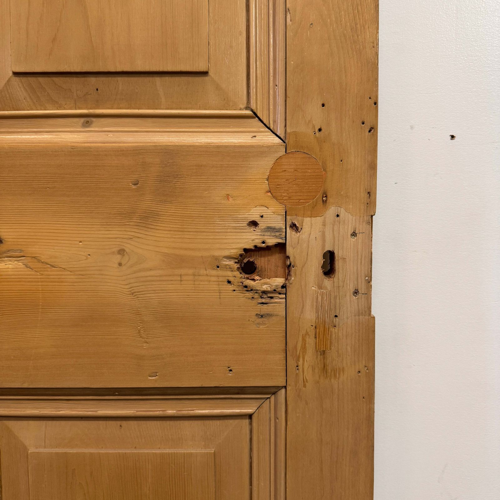 Antique Five Panel Door 203.5cm X 96cm photo Home Fixtures