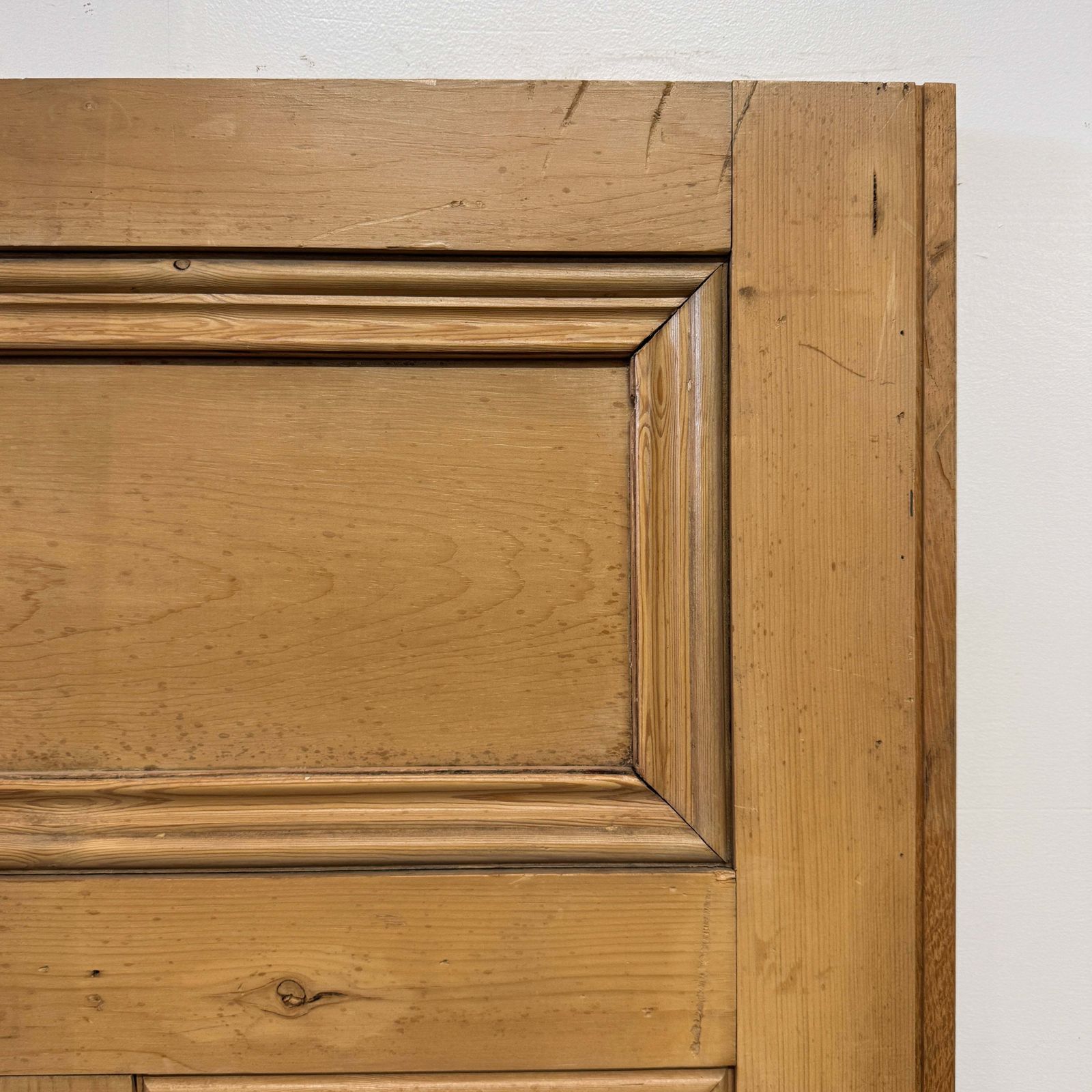 Antique Stripped Five Panel Door 206cm X 90cm photo 375.0