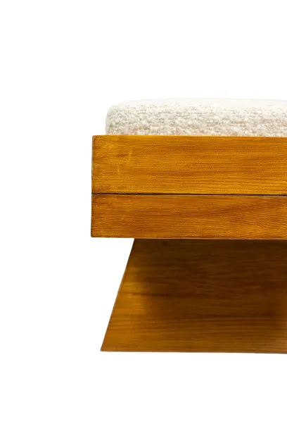 photo furniture Ash Bench. Handcrafted In The 20th Century.