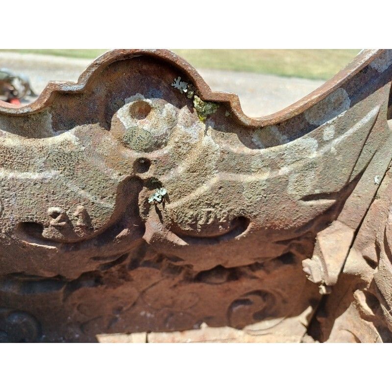 1 Cast Iron Planter 1900 From Charleville   Mézières Rocaille Style photo vinterior