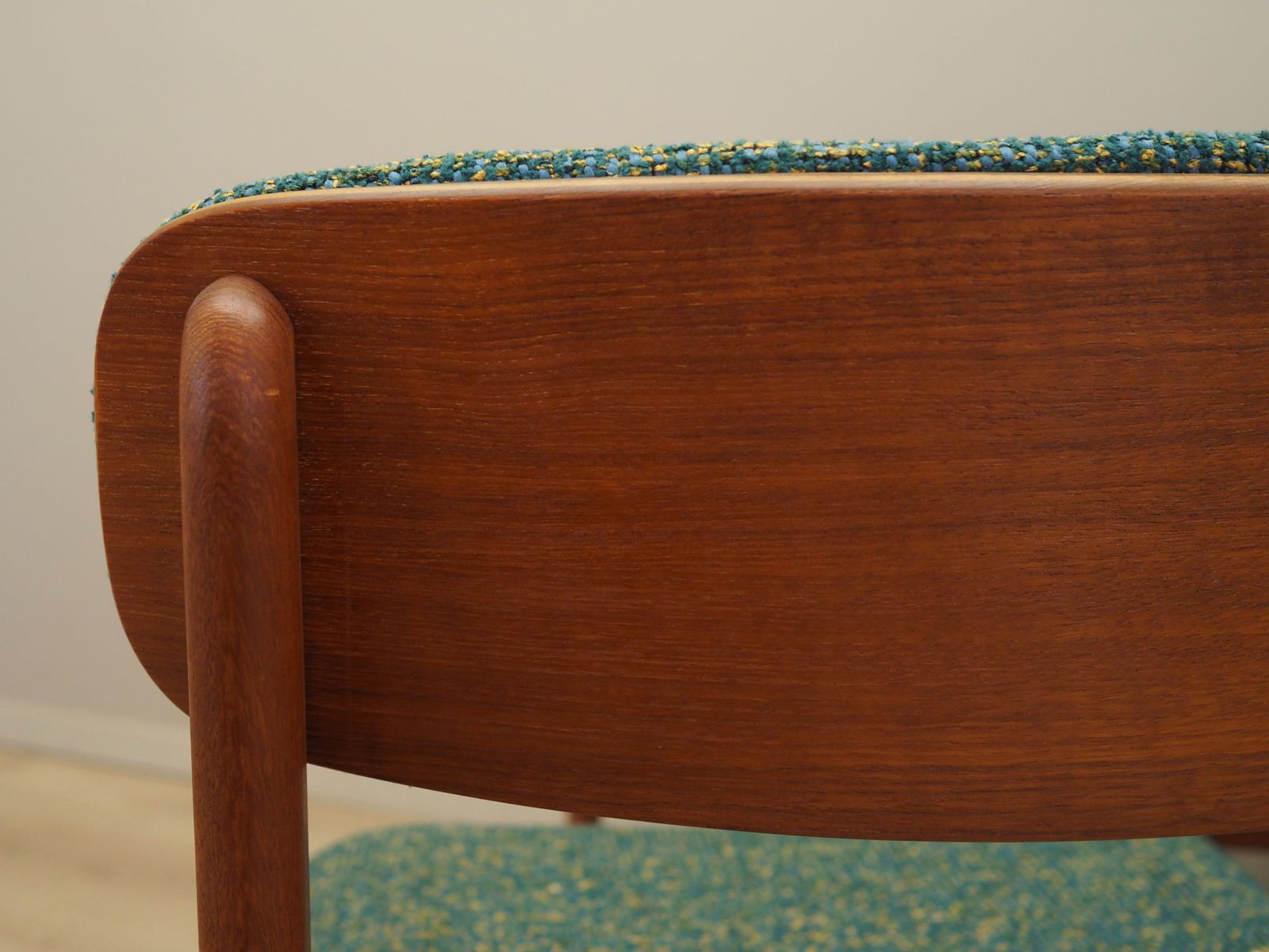 Set Van Zes Teakhouten Stoelen, Deens Design, Ca. Jaren 1960, Fabricage: N. & K. Bundgaard Rasmussen photo vintage