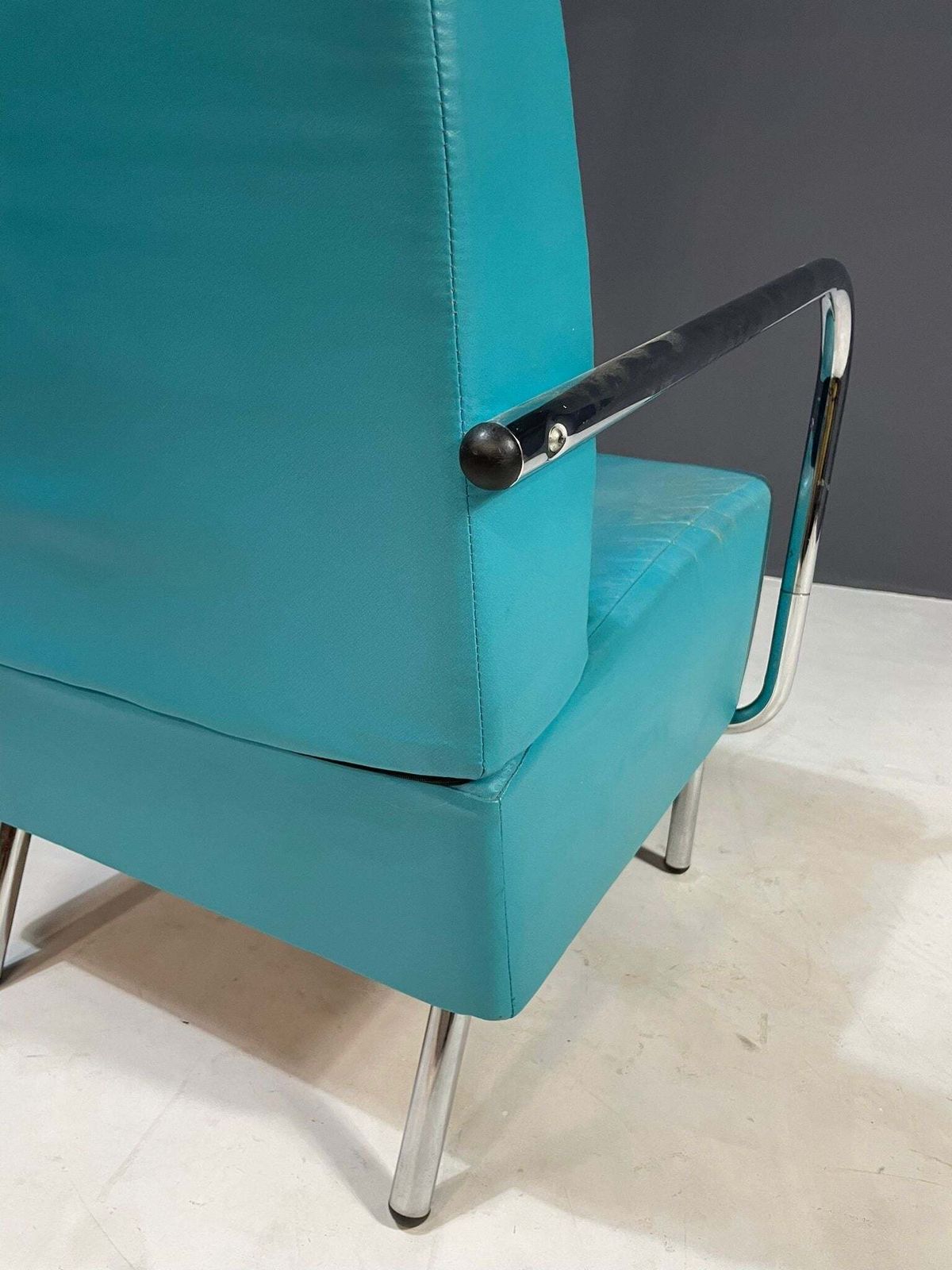 Pair Of Bauhaus Chrome Armchairs, Original Condition, Czechoslovakia 1930s photo vinterior
