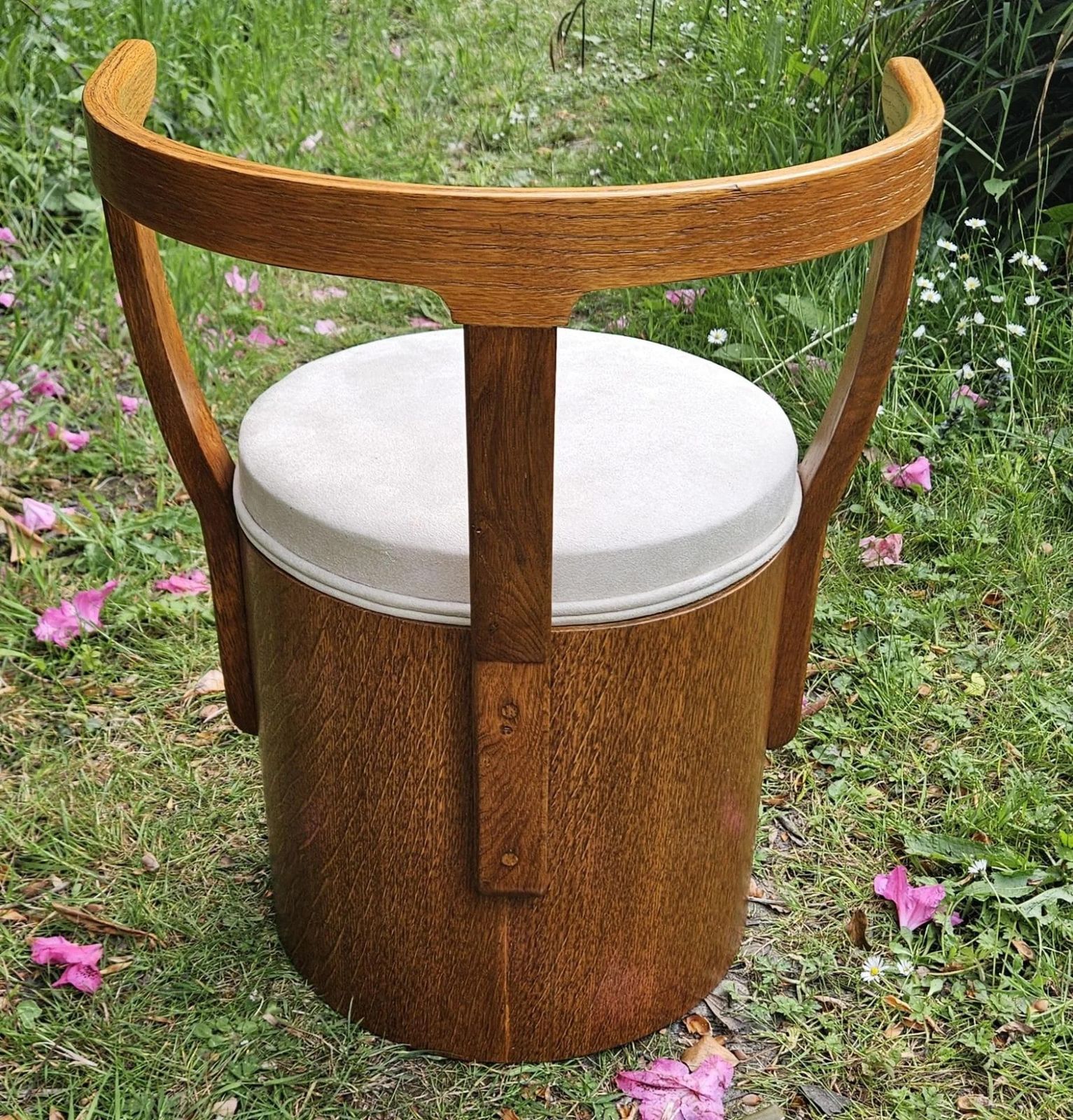 Art Deco Drum Bedroom Chair, 1920s photo buy