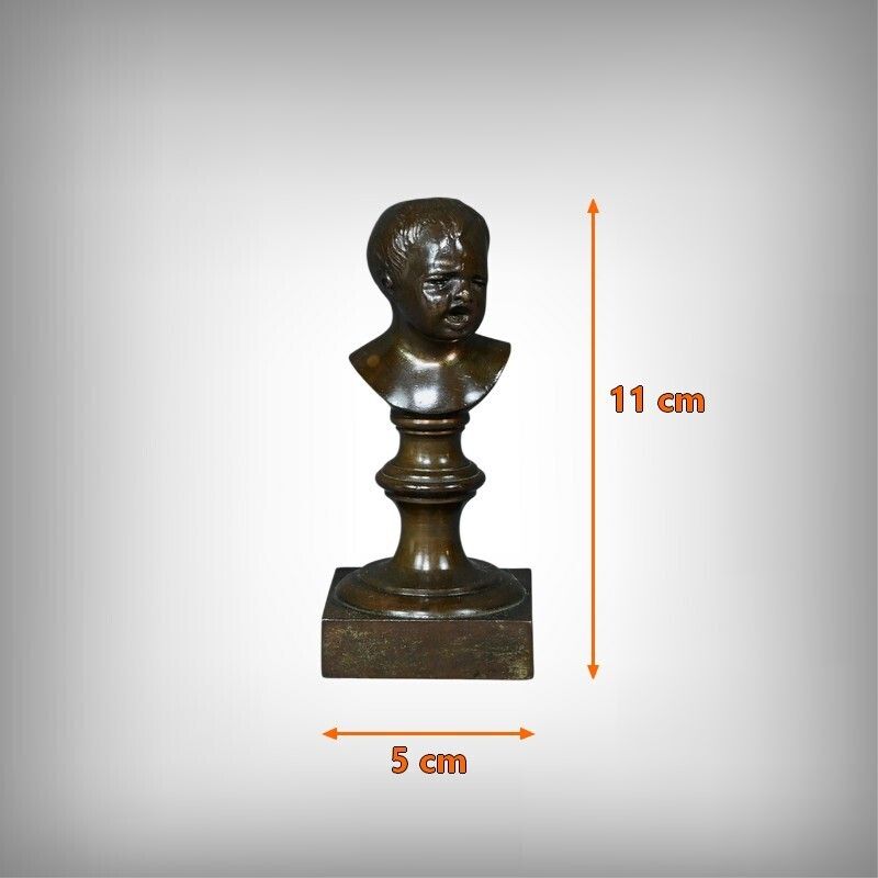 photo furniture Bronze Statuette “Jean Qui Pleure” After J.A. Houdon – Late 19th Century
