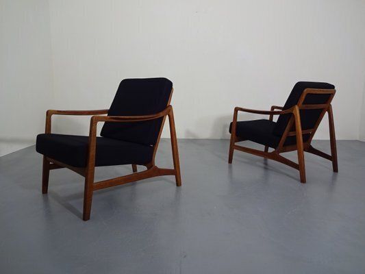 Teak And Oak Chair By Tove & Edvard Kindt Larsen For France & Daverkosen, 1950s photo furniture