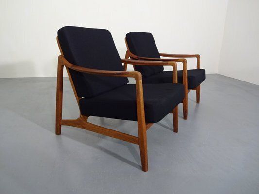 Teak And Oak Chair By Tove & Edvard Kindt Larsen For France & Daverkosen, 1950s photo 2819.0