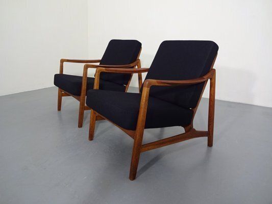 Teak And Oak Chair By Tove & Edvard Kindt Larsen For France & Daverkosen, 1950s photo vinterior