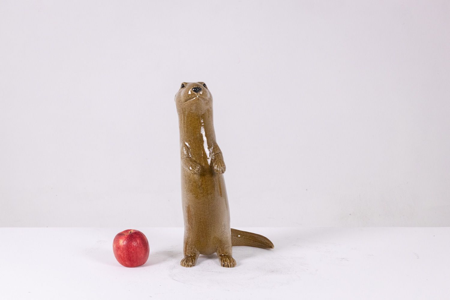 Valérie Courtet, Otter In Chamotte And Glazed Stoneware. Contemporary Work photo furniture