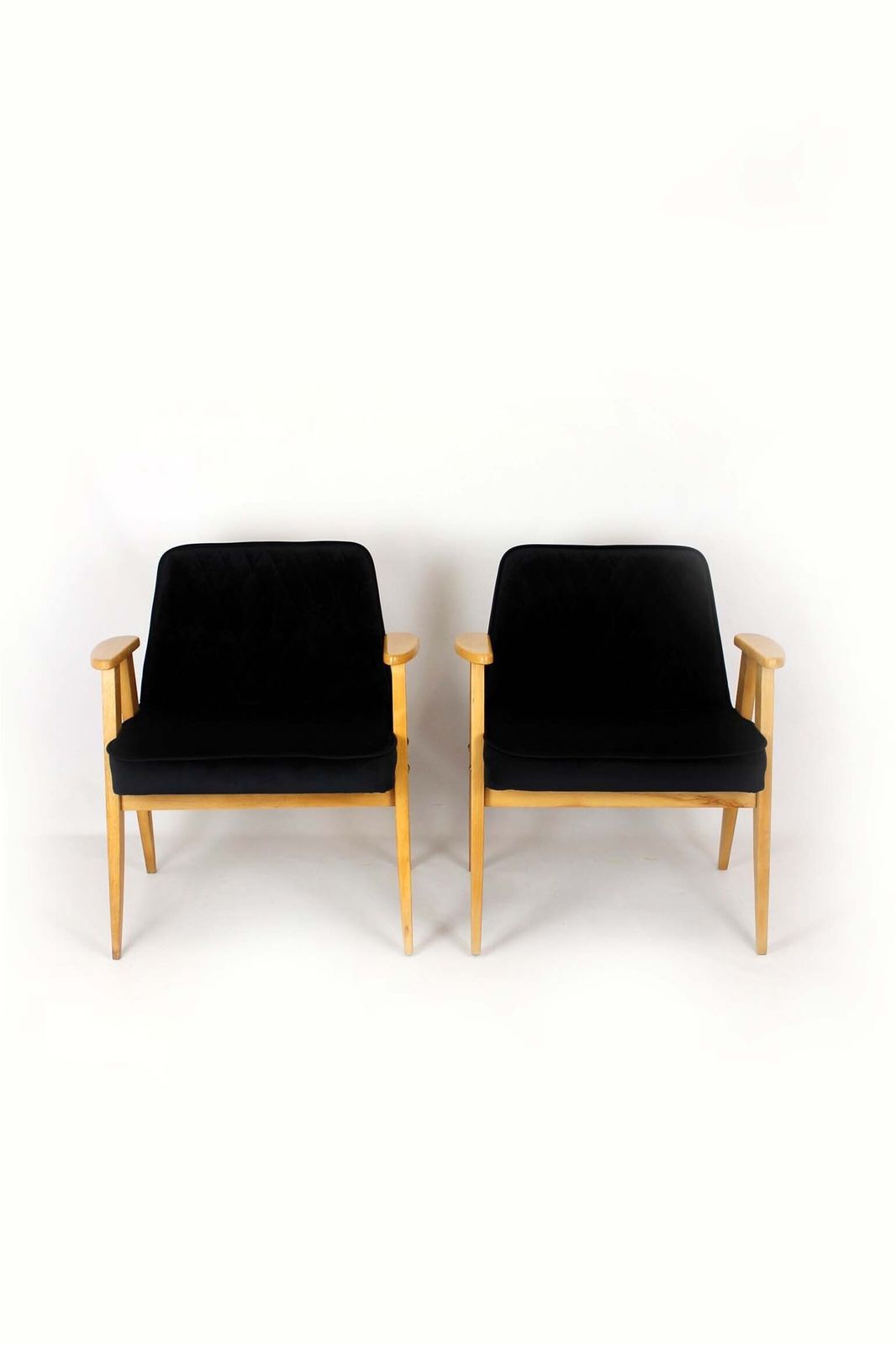 Pair Of Model 366 Armchairs By Józef Chierowski, Restored, Poland, 1960s photo 1380.0