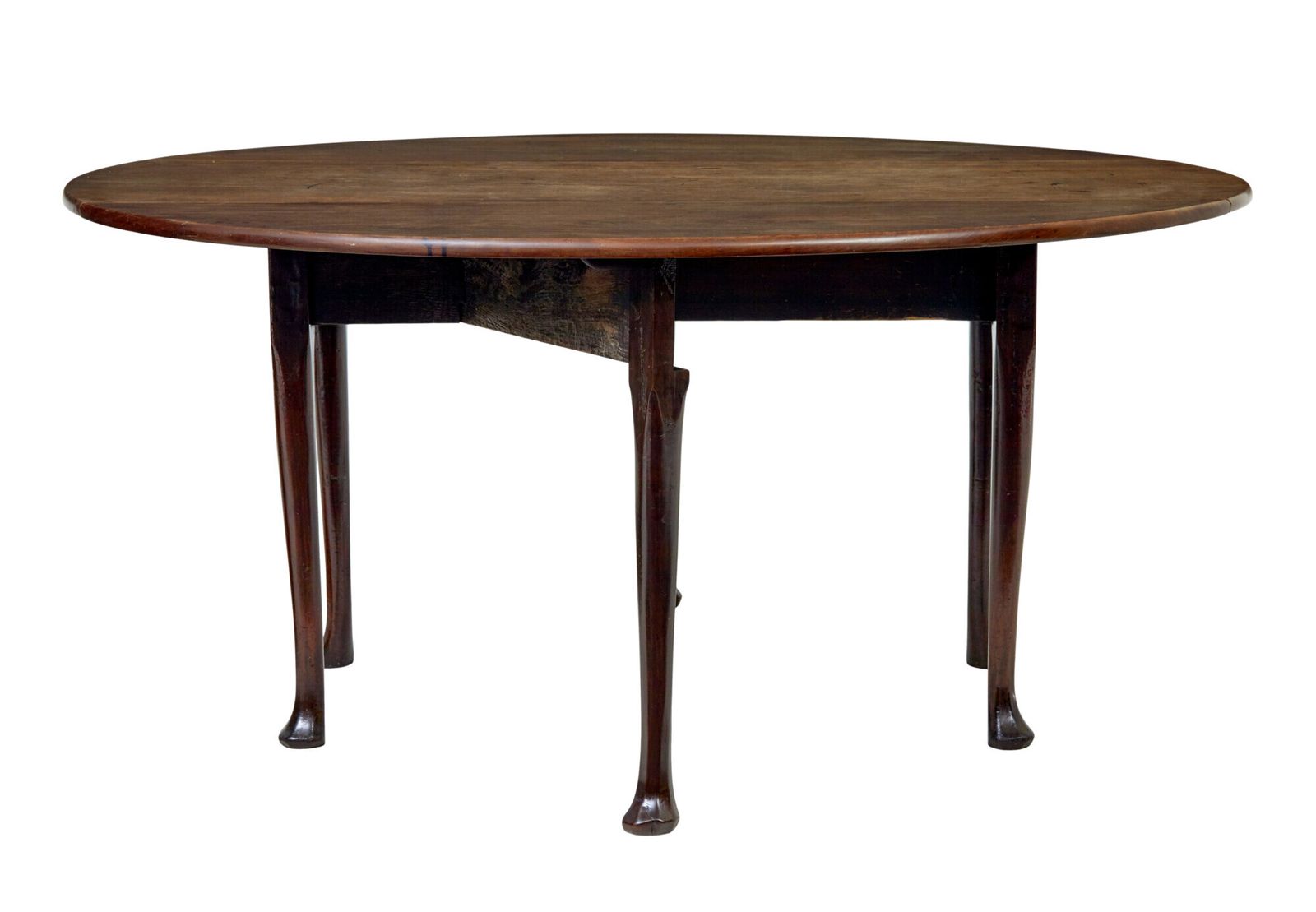 18th Century Chippendale Period Gateleg Dining Table photo vintage