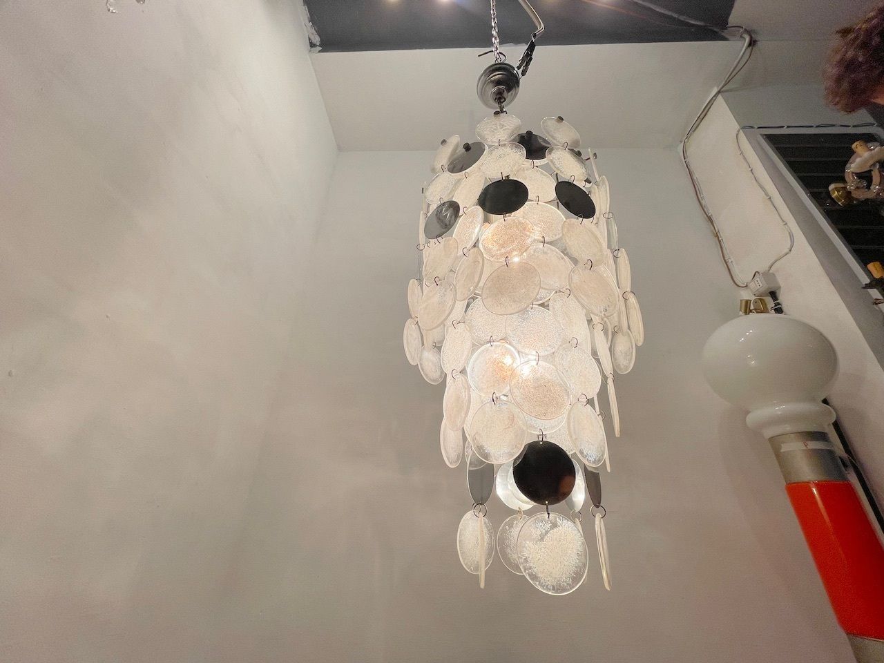 Iconic Nason “Mille Luna” Murano Glass Chandelier, Italy, 1960s photo 2500.0