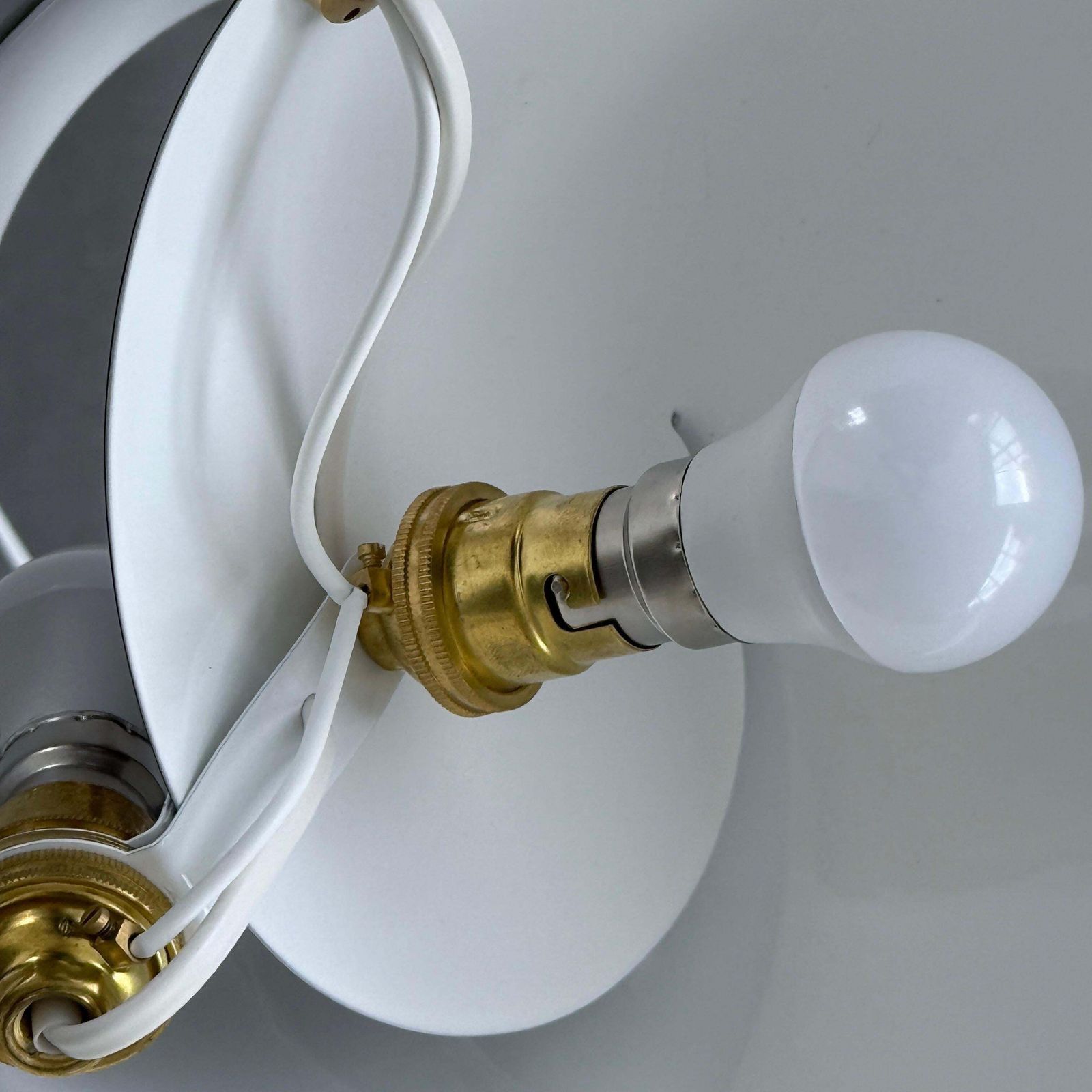Lighting Serge Mouille Pair "Torcheres" Wall Light Sconces Original 1963 Design   R And L photo