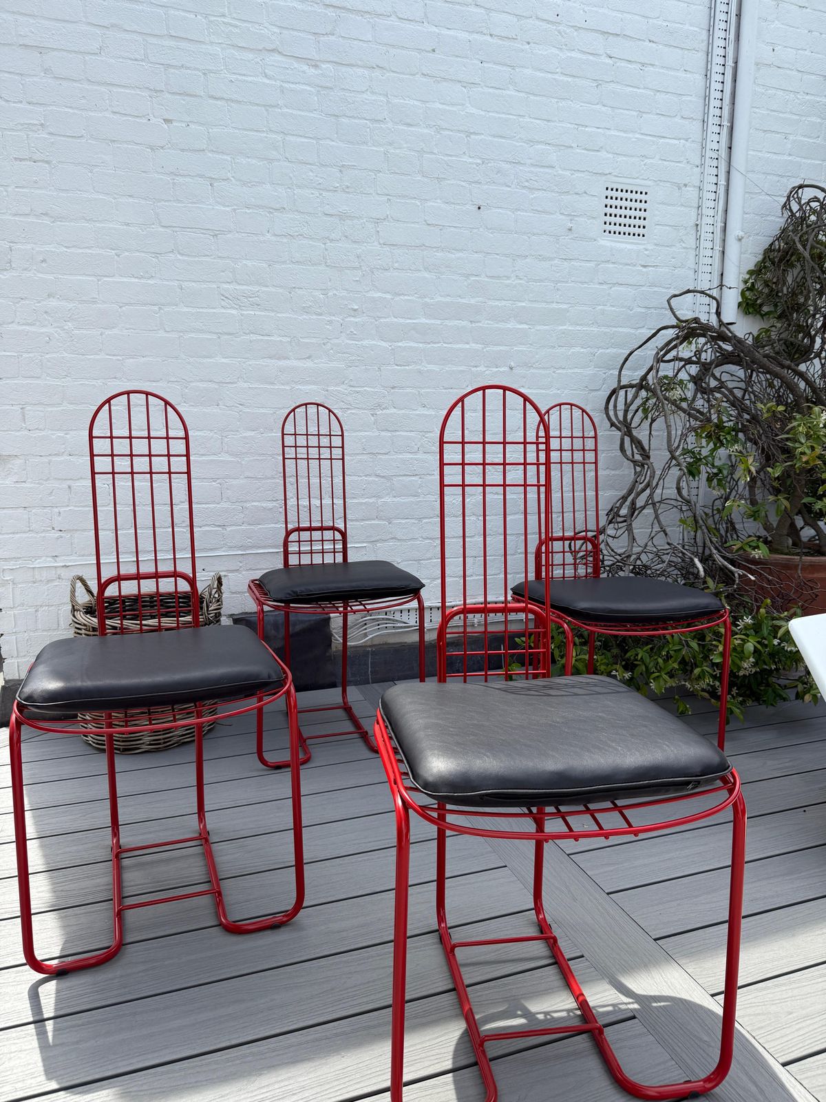 Gastone Rinaldi Set 4 Of Chairs Produced By Thema Egle 1983 photo Furniture