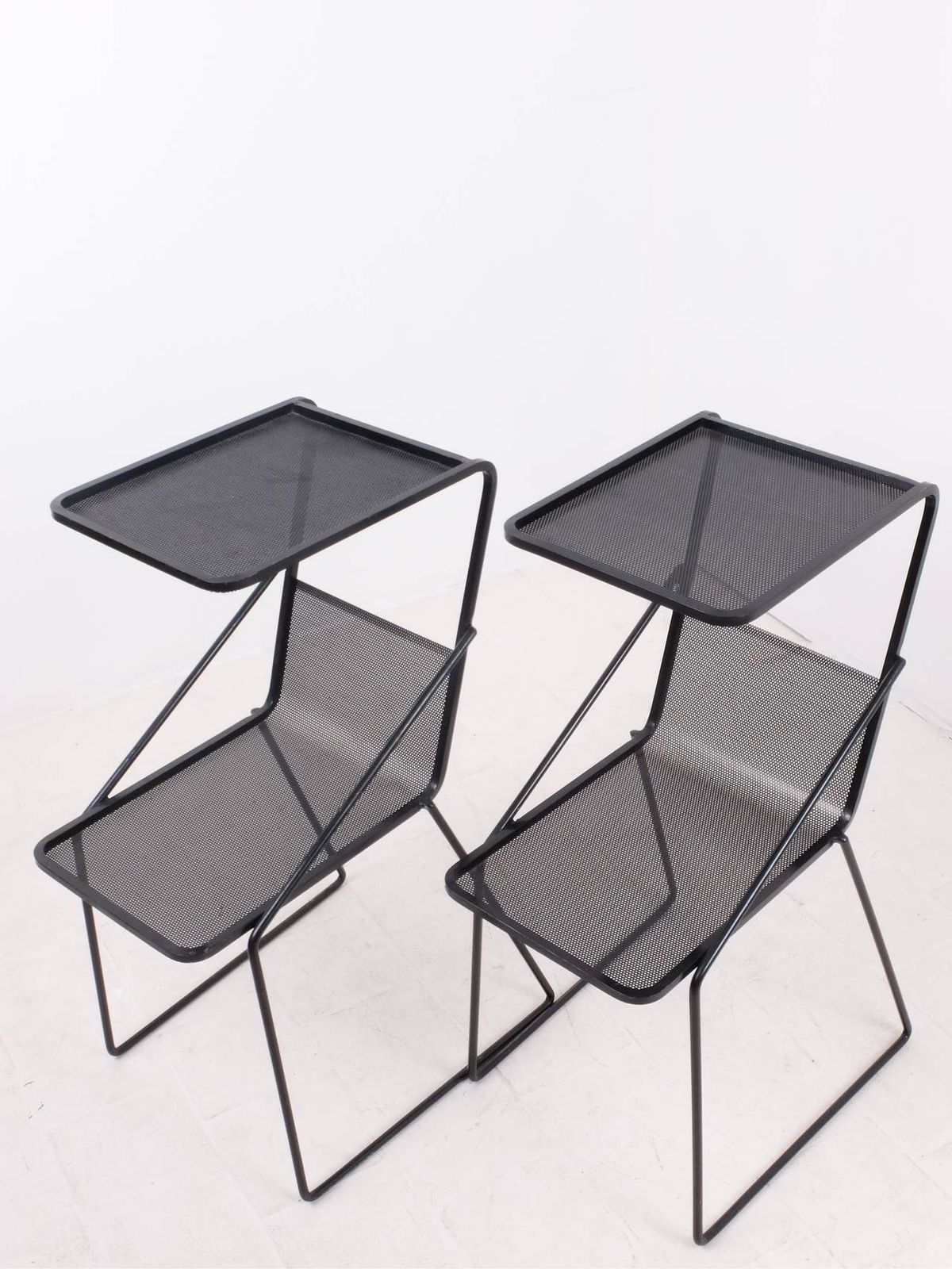 Pair Of Rare Bedside Tables By Mathieu Matégot photo furniture