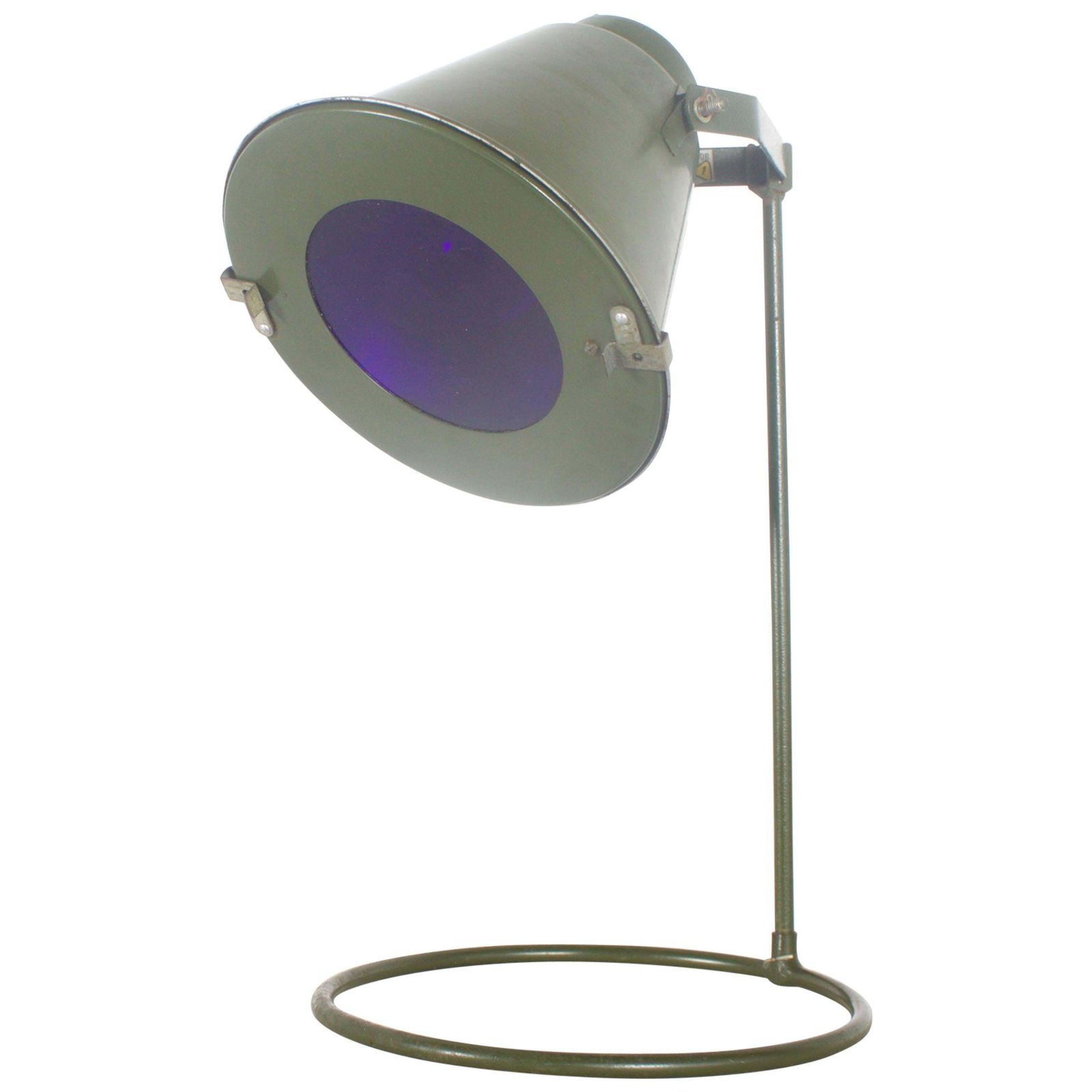 1/4 Rare 1970s Military Landing Zone Lamp From East Germany