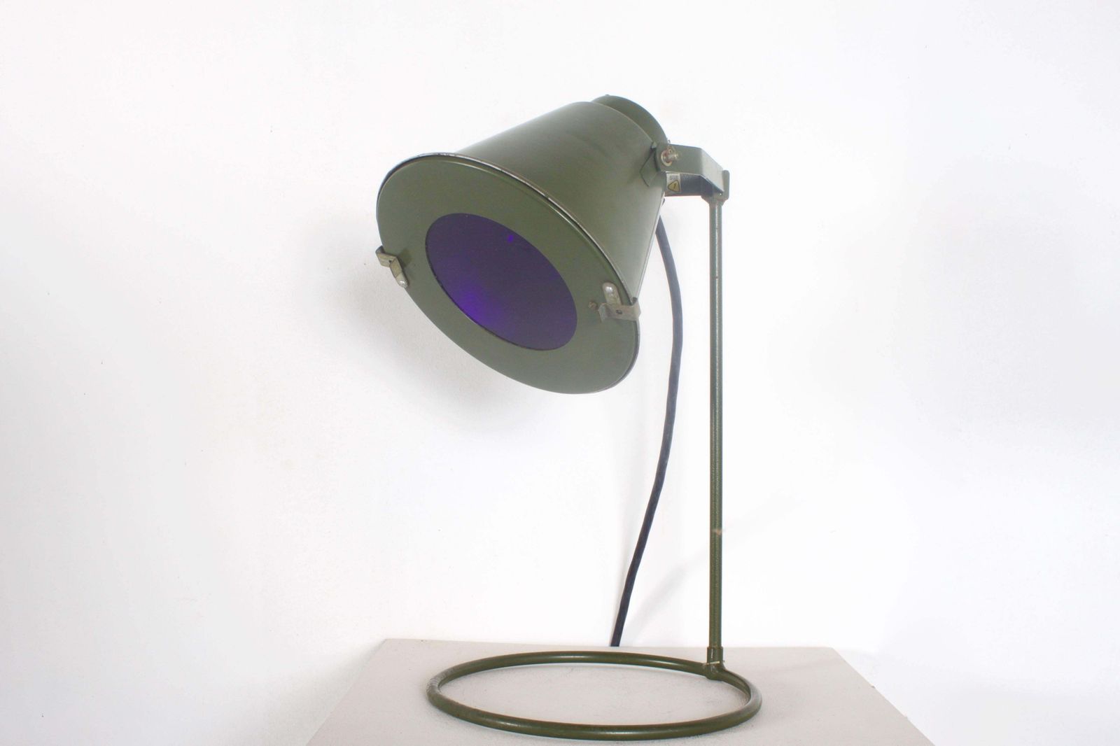 1/4 Rare 1970s Military Landing Zone Lamp From East Germany photo furniture