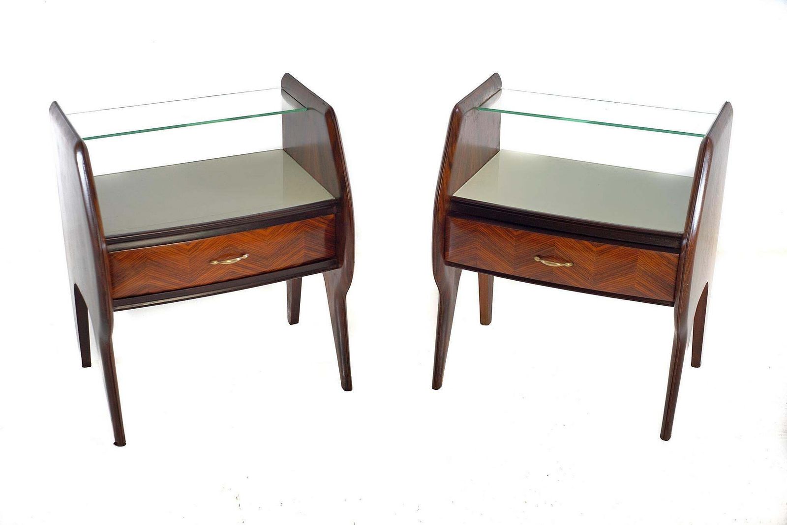Midcentury Italian Nightstands In The Manner Of Vittorio Dassi photo 2894.0