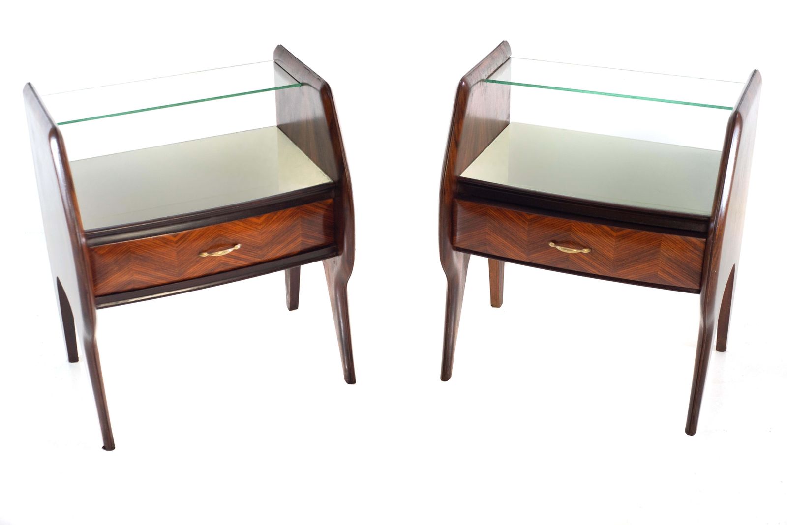 photo furniture Midcentury Italian Nightstands In The Manner Of Vittorio Dassi