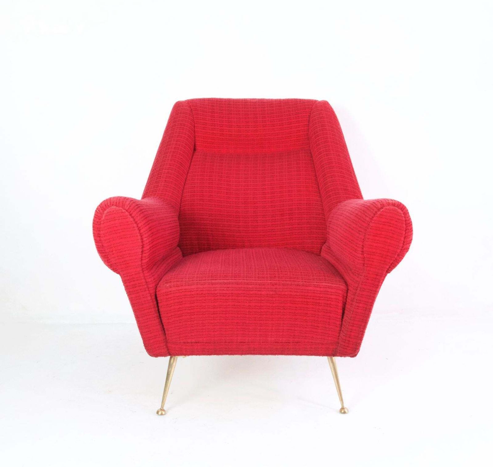 Pair Of Midcentury Armchairs By Gigi Radice For Minotti, Italy photo 3575.0