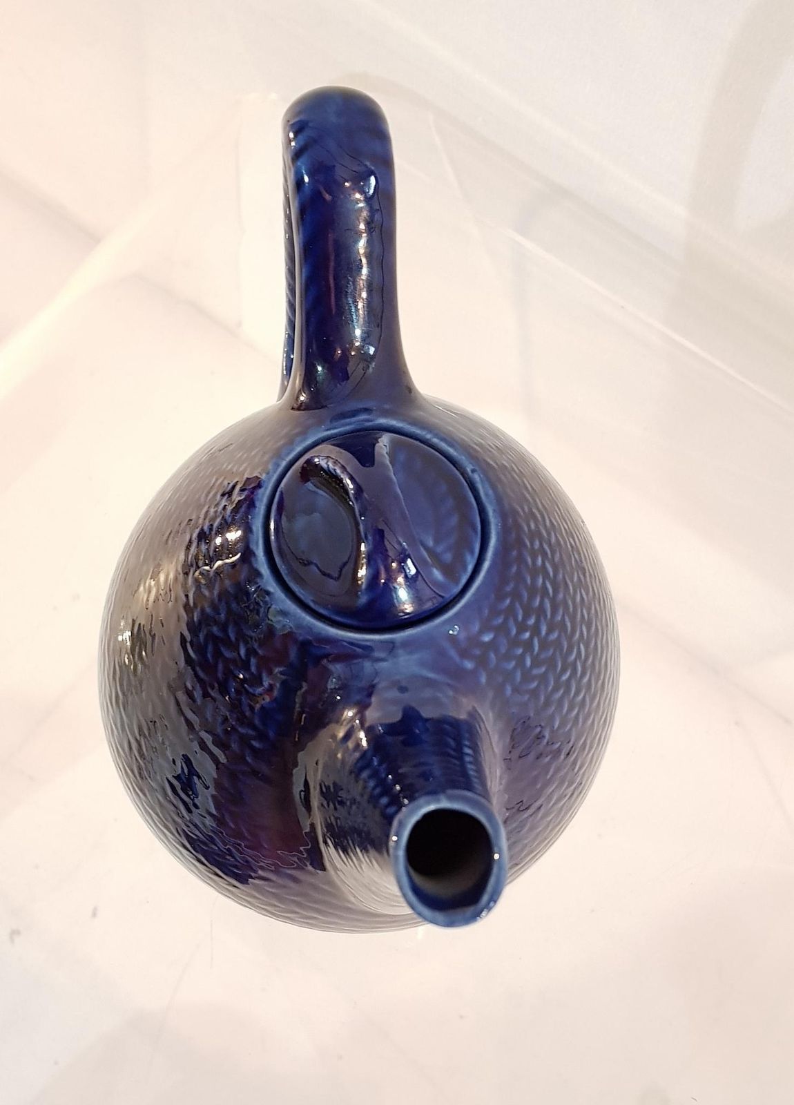 Mid Century Teapot And Jug Blå Eld By Hertha Bengtsson For Gustavsberg Sweden photo vinterior