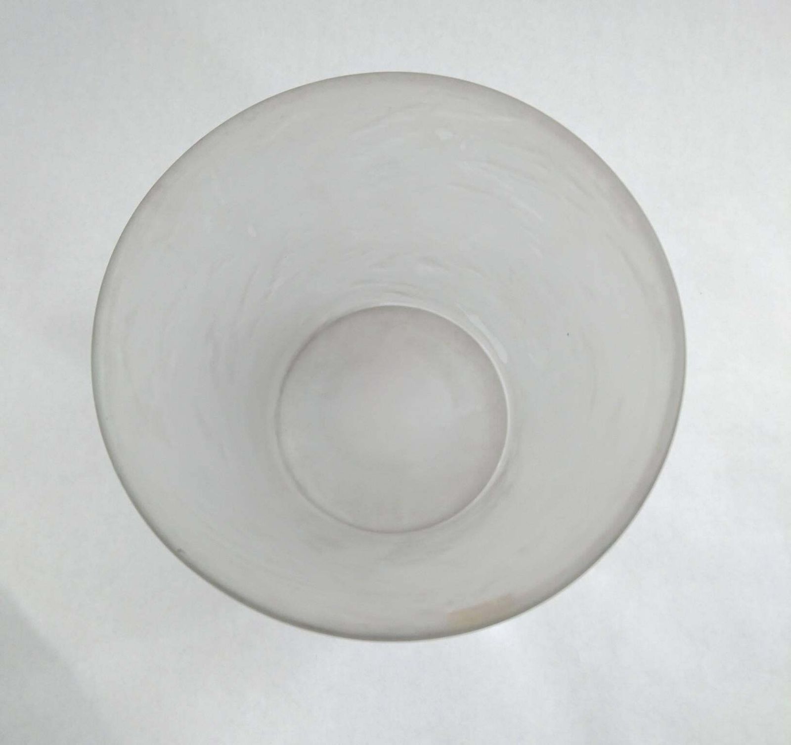 Art Deco Ice Bucket In Frosted Glass By Pukeberg, Sweden photo for sale