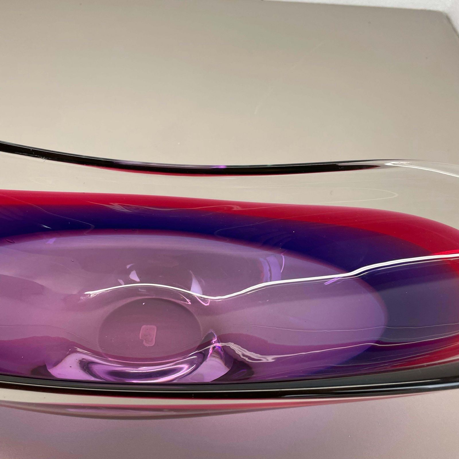 photo furniture Xl 43cm Murano Glass Centerpiece By Flavio Poli Attrib., Murano, Italy, 1970s