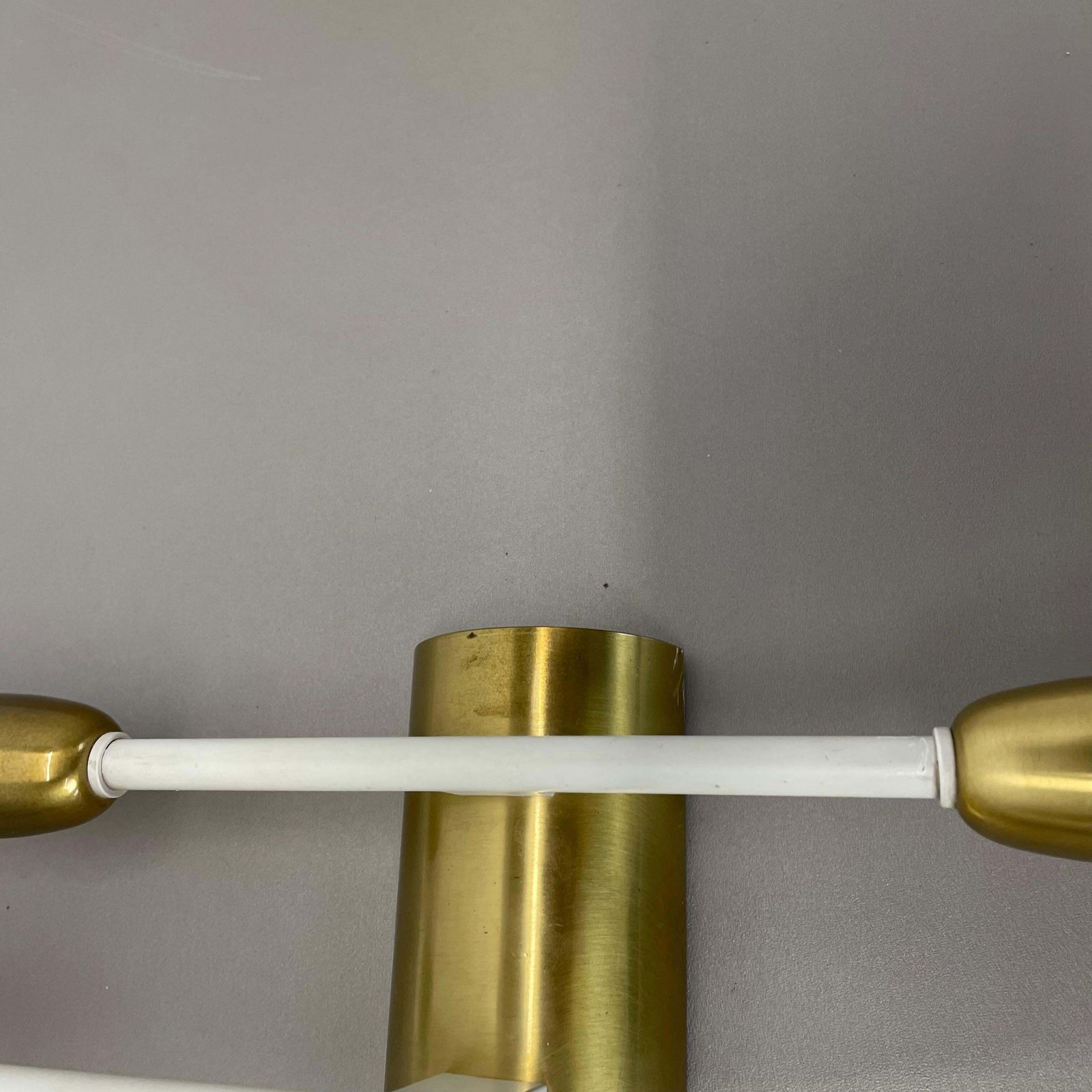 photo for sale Rare Minimalist 37cm Brass Stilnovo Style Theatre Wall Light Sconce, Italy 1950s