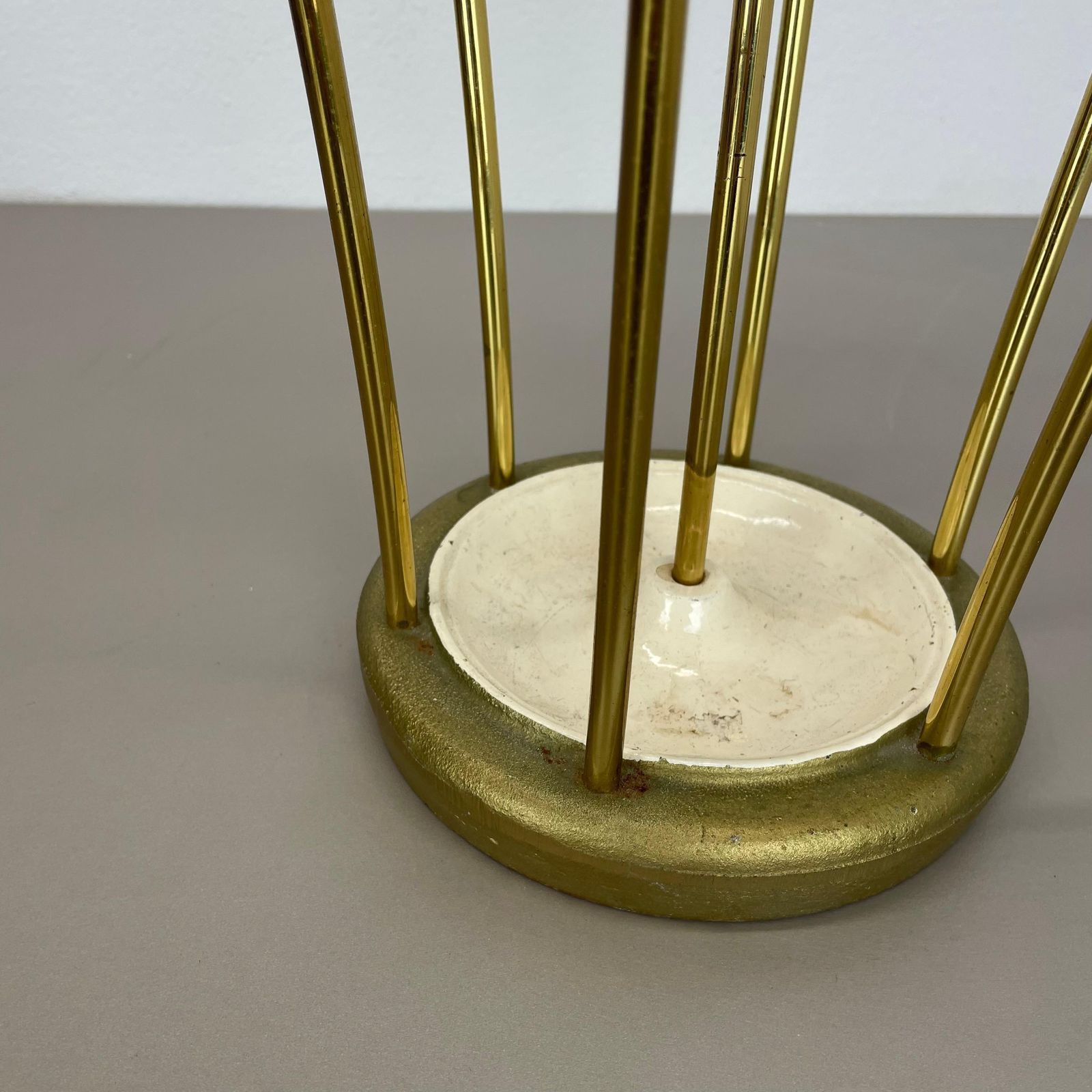 Large 62cm Midcentury Mategot Style Hollywood Regency Umbrella Stand France 1950 photo Home Decor
