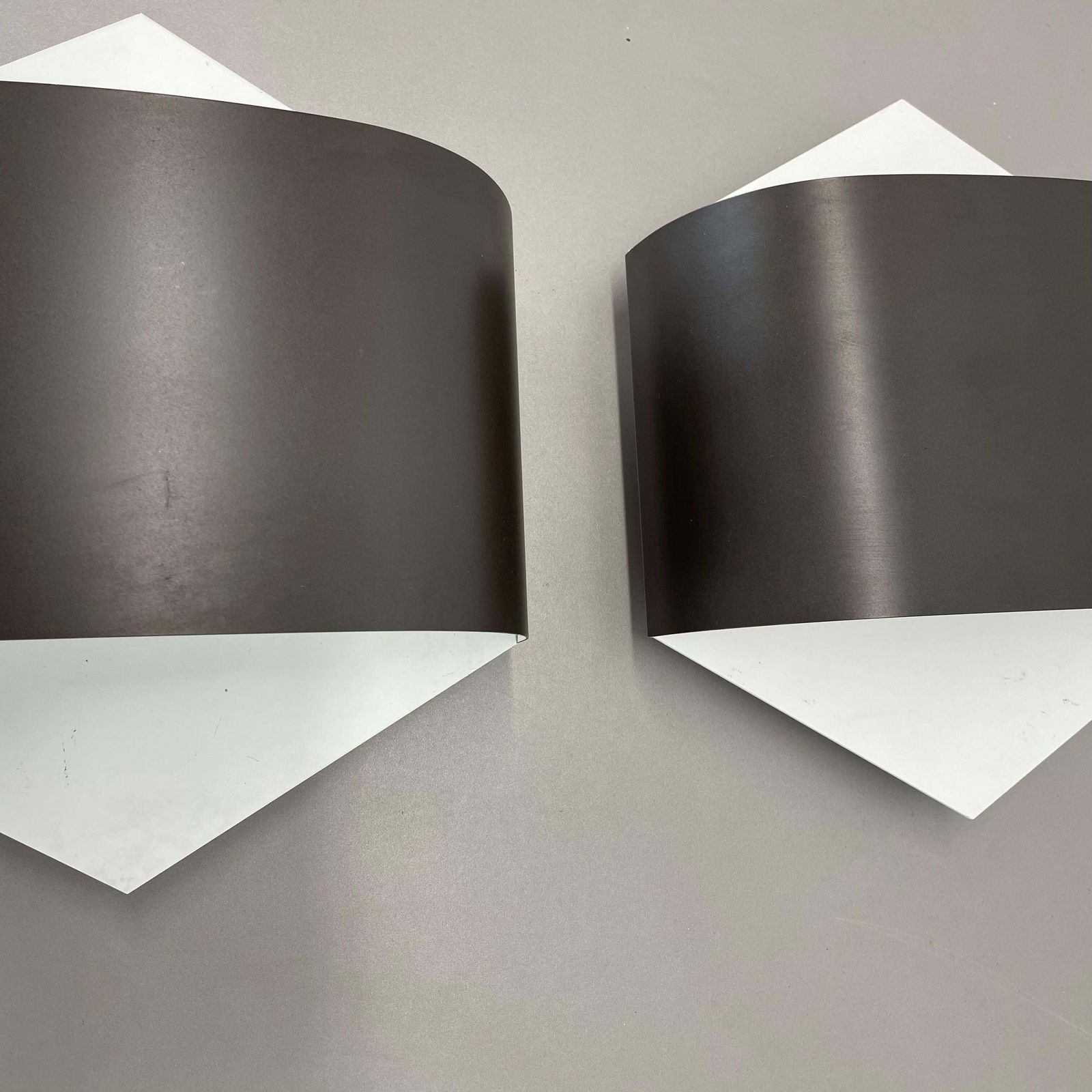 796.0 Set Of 2 Cubic Wall Lights Dieter Witte, Rolf Krüger For Staff Leuchten, 1970s photo